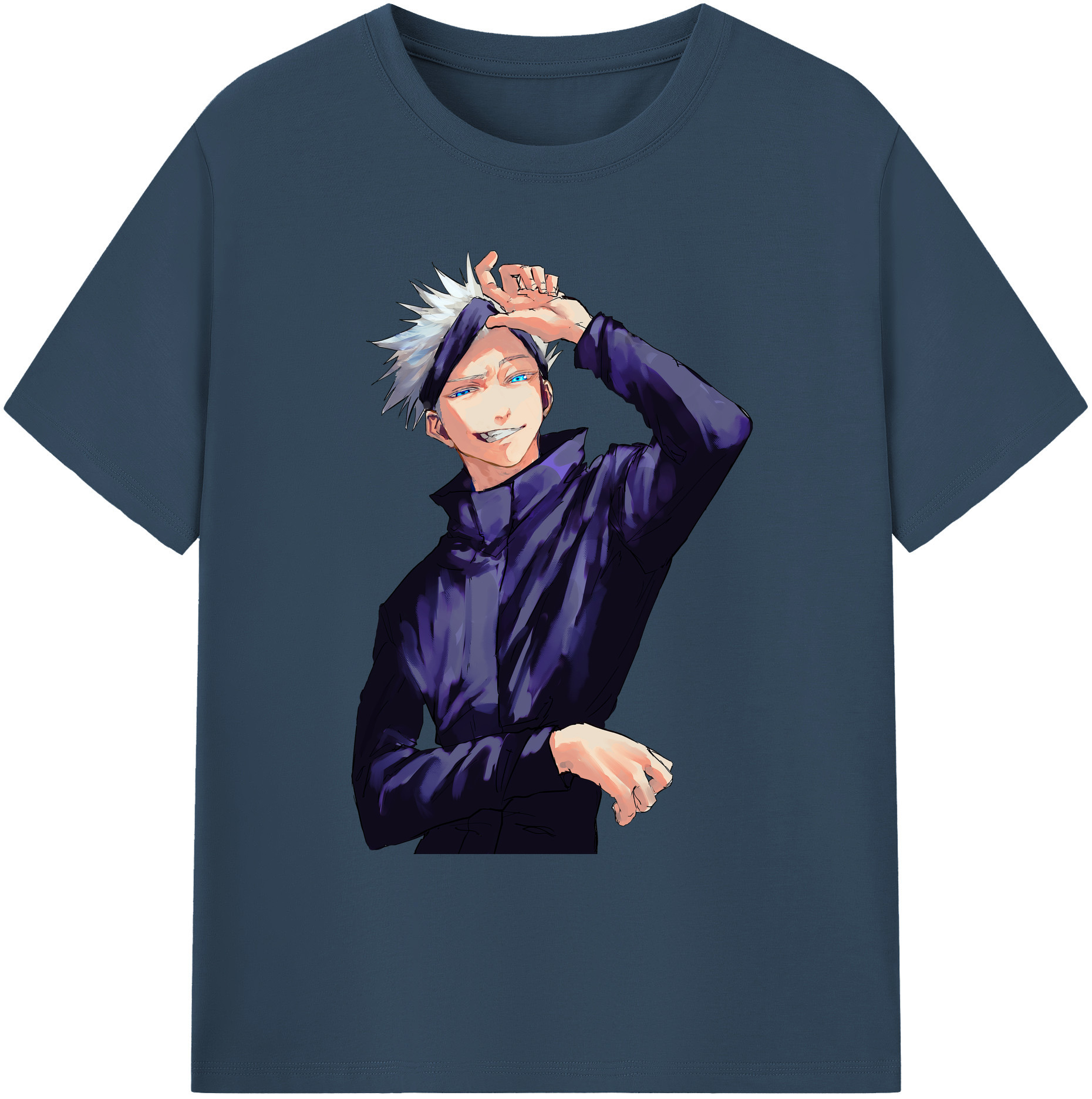 （画像用） 呪術廻戦 Jujutsu Kaisen 綿100％ メンズ半袖Tシャツ｜肌触りやわらか＆通気性