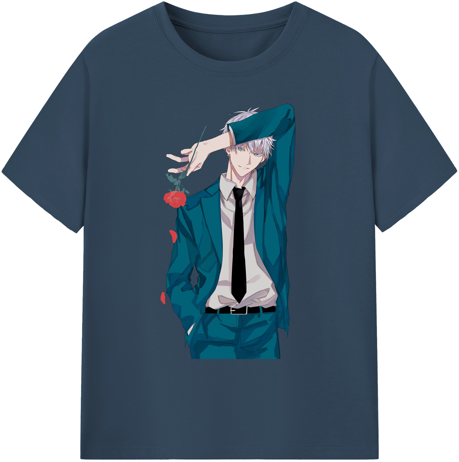 （画像用） 呪術廻戦 Jujutsu Kaisen 綿100％ メンズ半袖Tシャツ｜肌触りやわらか＆通気性