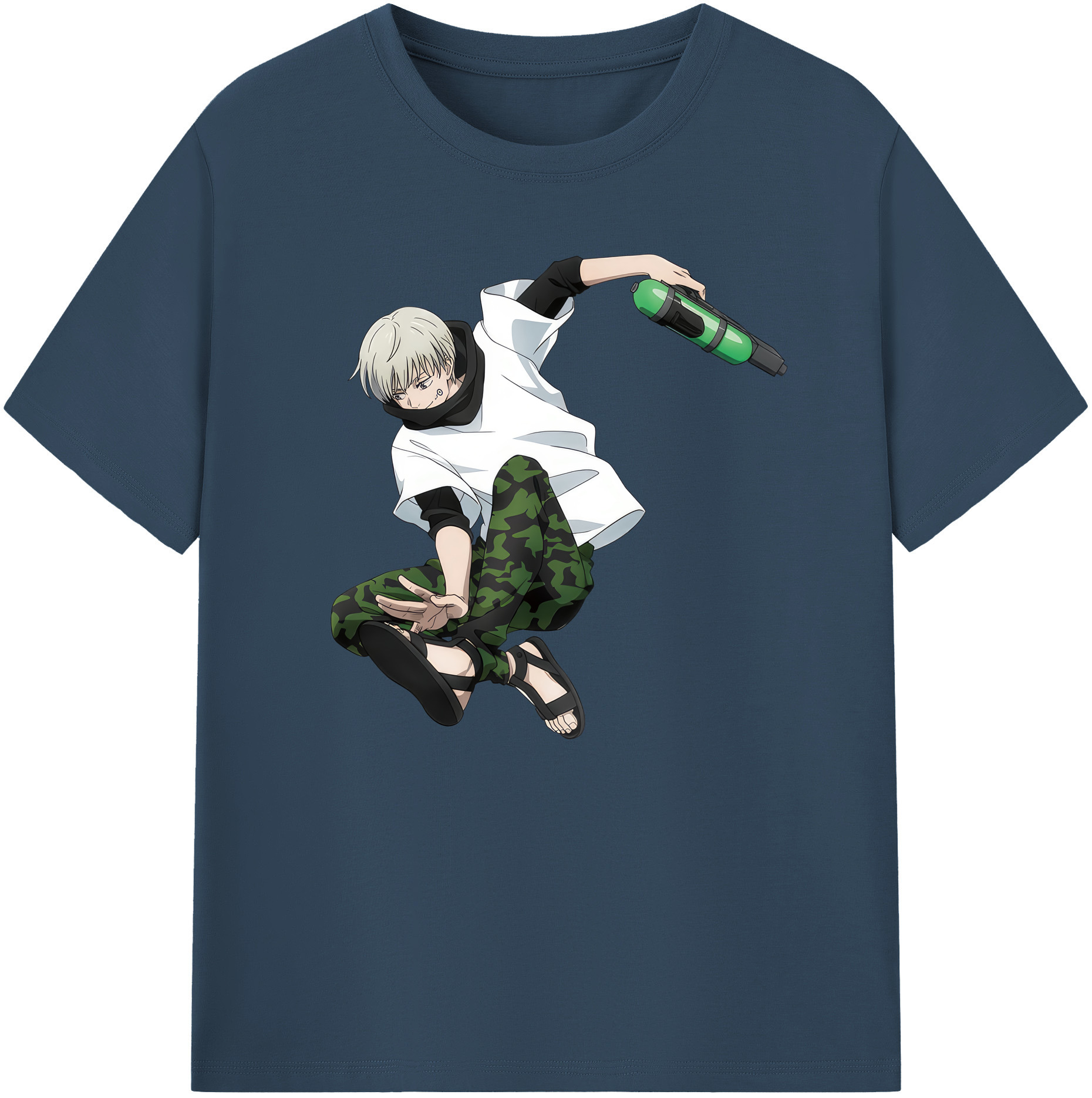（画像用） 呪術廻戦 Jujutsu Kaisen 綿100％ メンズ半袖Tシャツ｜肌触りやわらか＆通気性
