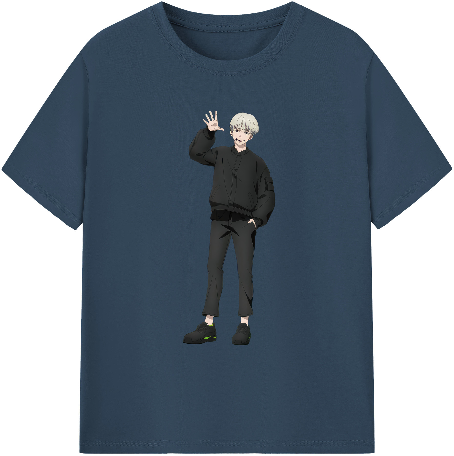 （画像用） 呪術廻戦 Jujutsu Kaisen 綿100％ メンズ半袖Tシャツ｜肌触りやわらか＆通気性
