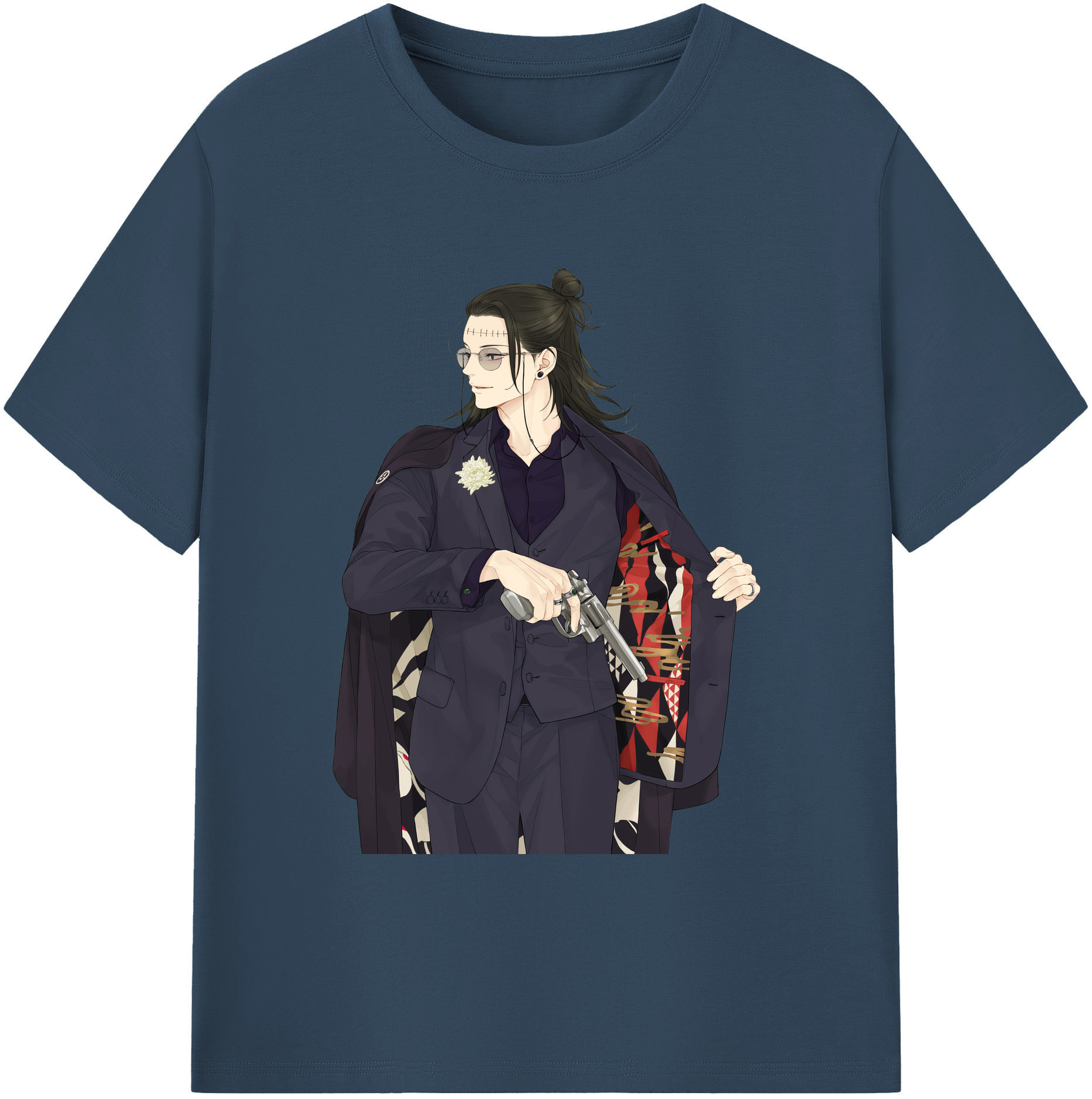 （画像用） 呪術廻戦 Jujutsu Kaisen 綿100％ メンズ半袖Tシャツ｜肌触りやわらか＆通気性