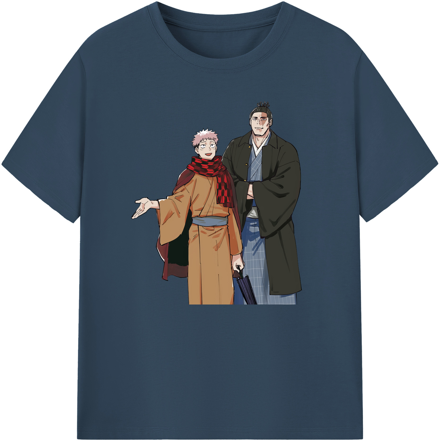 （画像用） 呪術廻戦 Jujutsu Kaisen 綿100％ メンズ半袖Tシャツ｜肌触りやわらか＆通気性