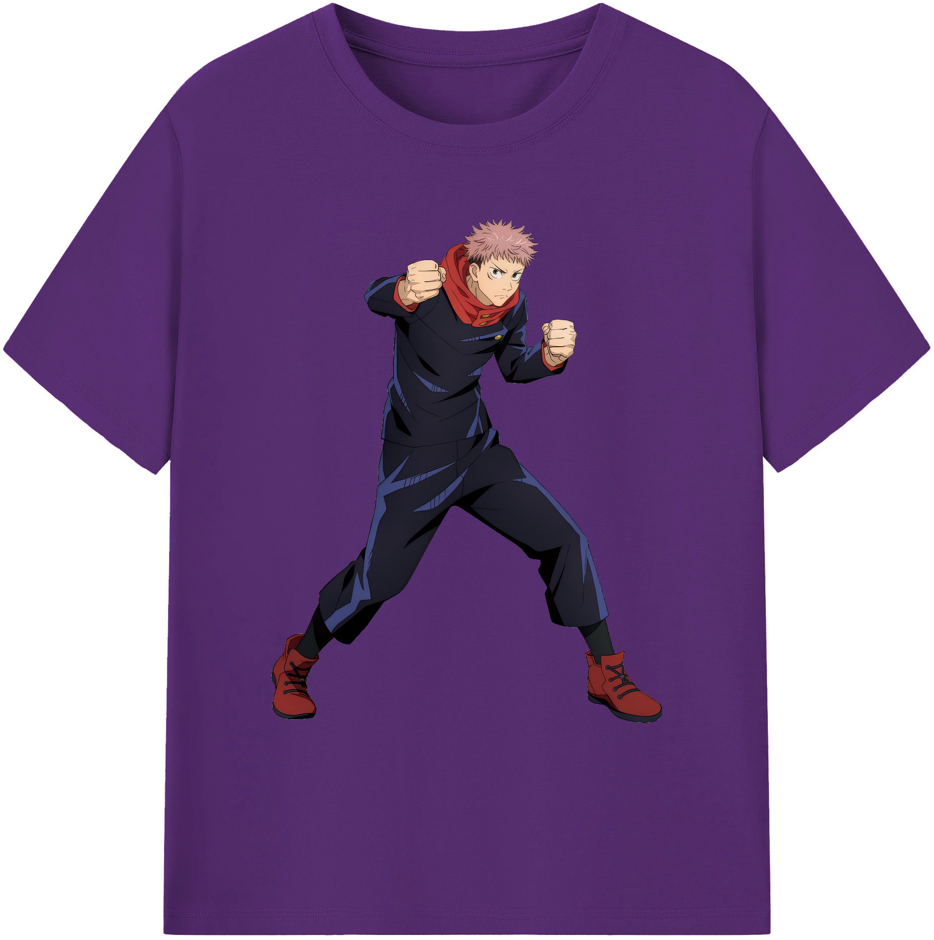 （画像用） 呪術廻戦 Jujutsu Kaisen 綿100％ メンズ半袖Tシャツ｜肌触りやわらか＆通気性