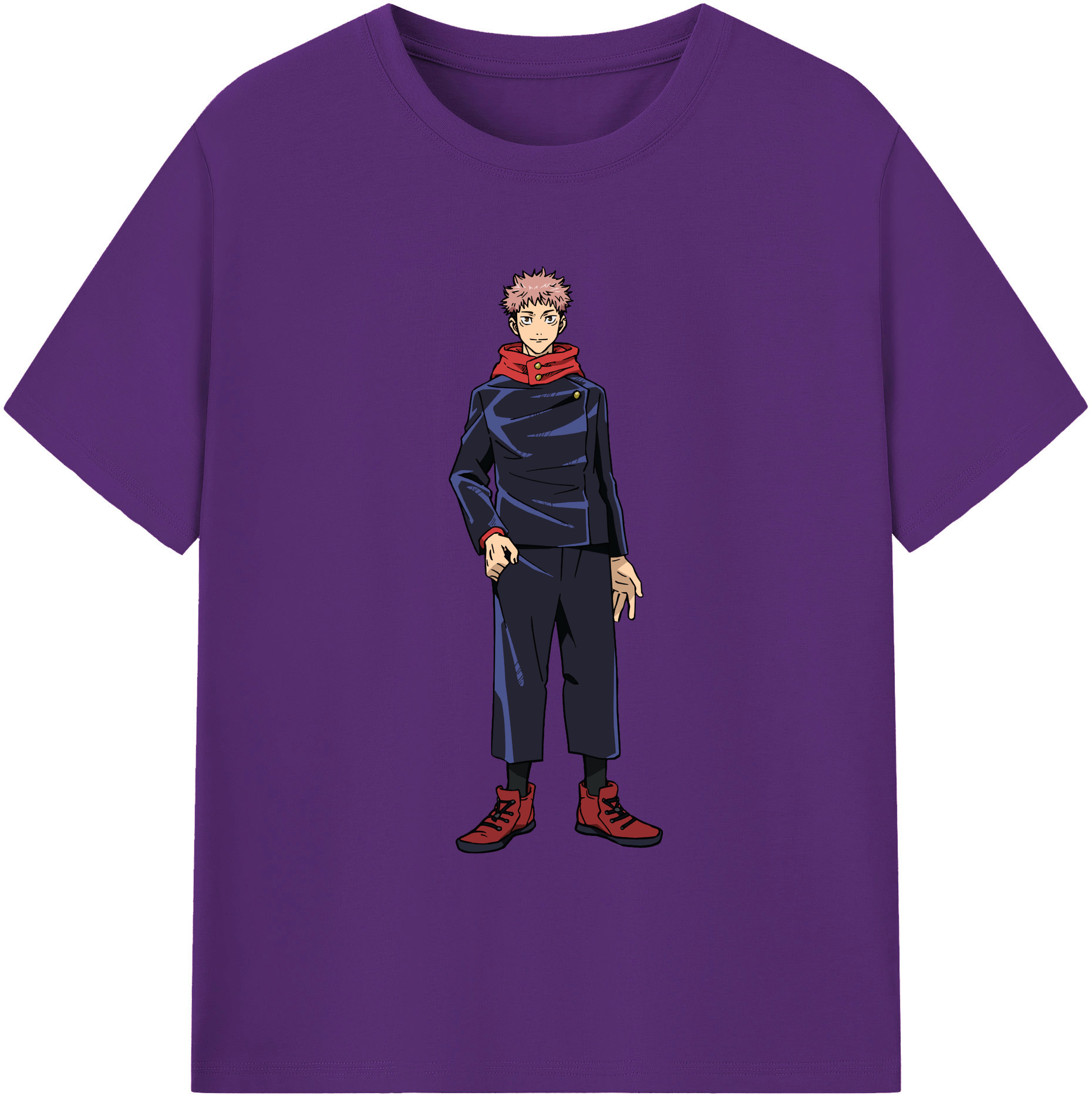 （画像用） 呪術廻戦 Jujutsu Kaisen 綿100％ メンズ半袖Tシャツ｜肌触りやわらか＆通気性