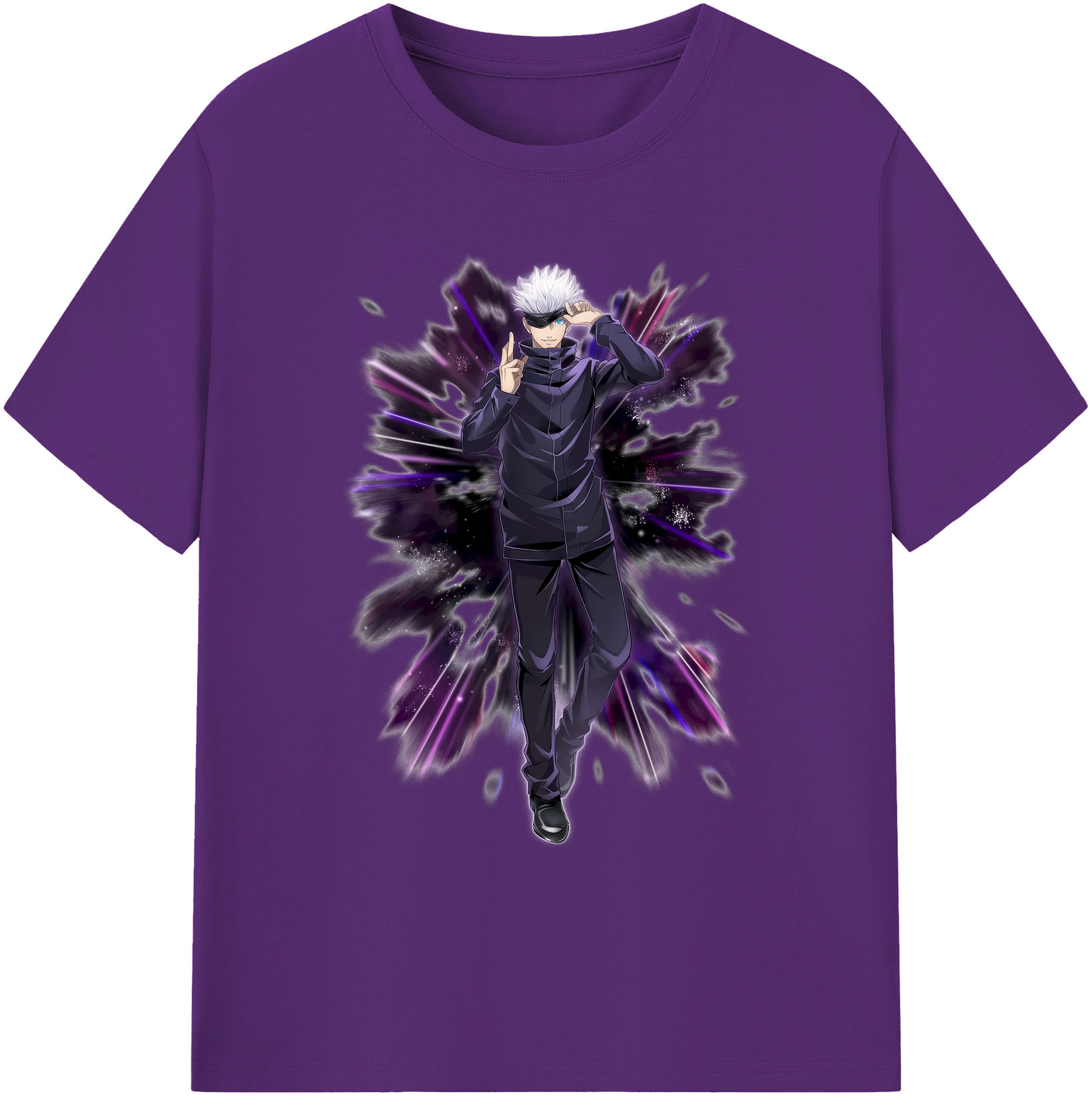 （画像用） 呪術廻戦 Jujutsu Kaisen 綿100％ メンズ半袖Tシャツ｜肌触りやわらか＆通気性