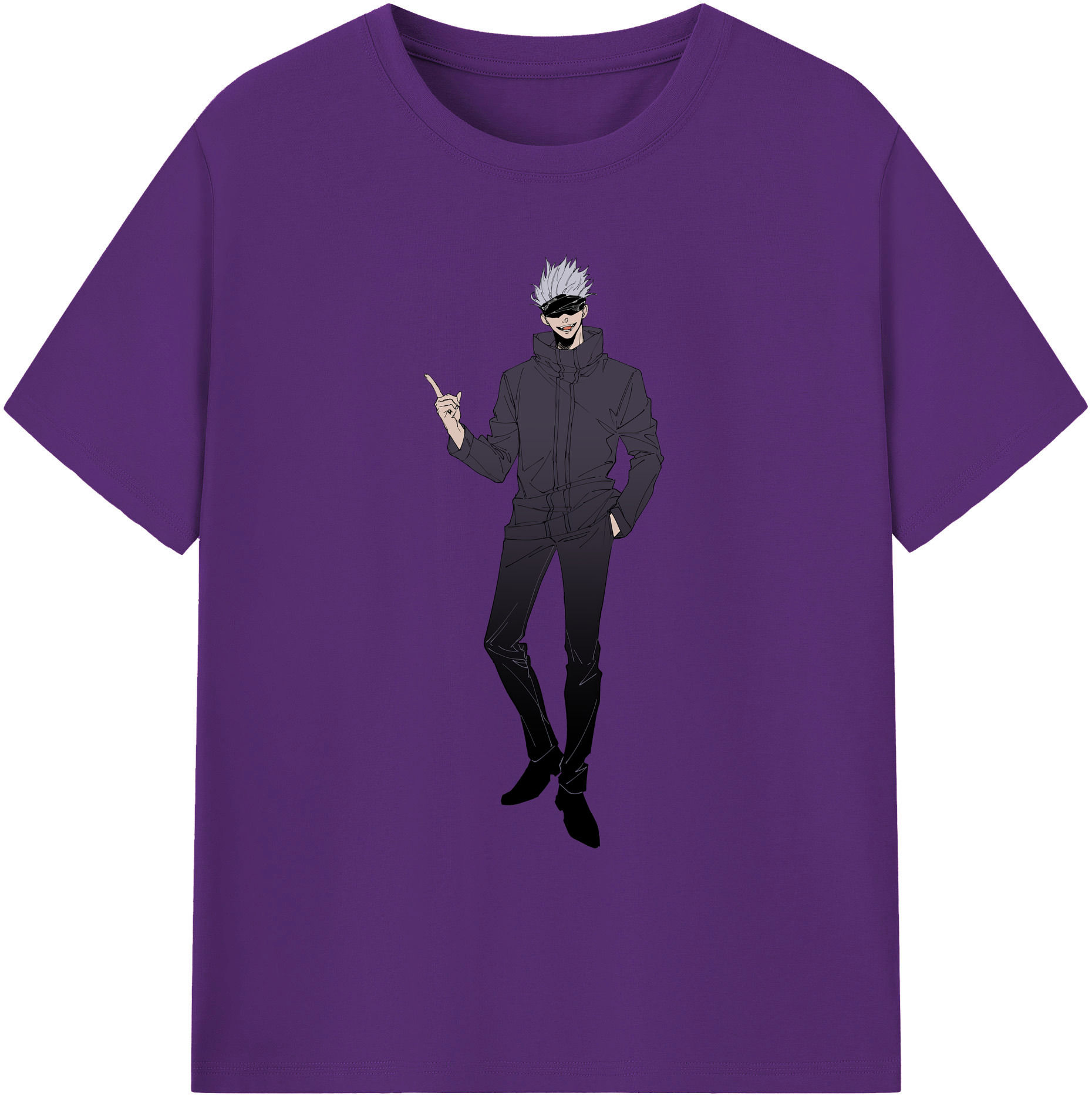 （画像用） 呪術廻戦 Jujutsu Kaisen 綿100％ メンズ半袖Tシャツ｜肌触りやわらか＆通気性