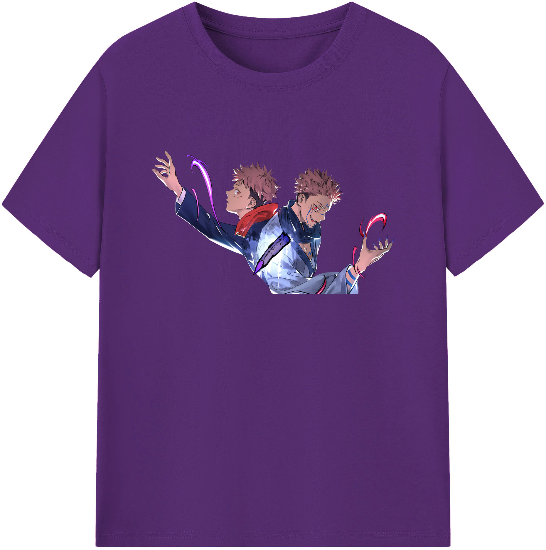 （画像用） 呪術廻戦 Jujutsu Kaisen 綿100％ メンズ半袖Tシャツ｜肌触りやわらか＆通気性
