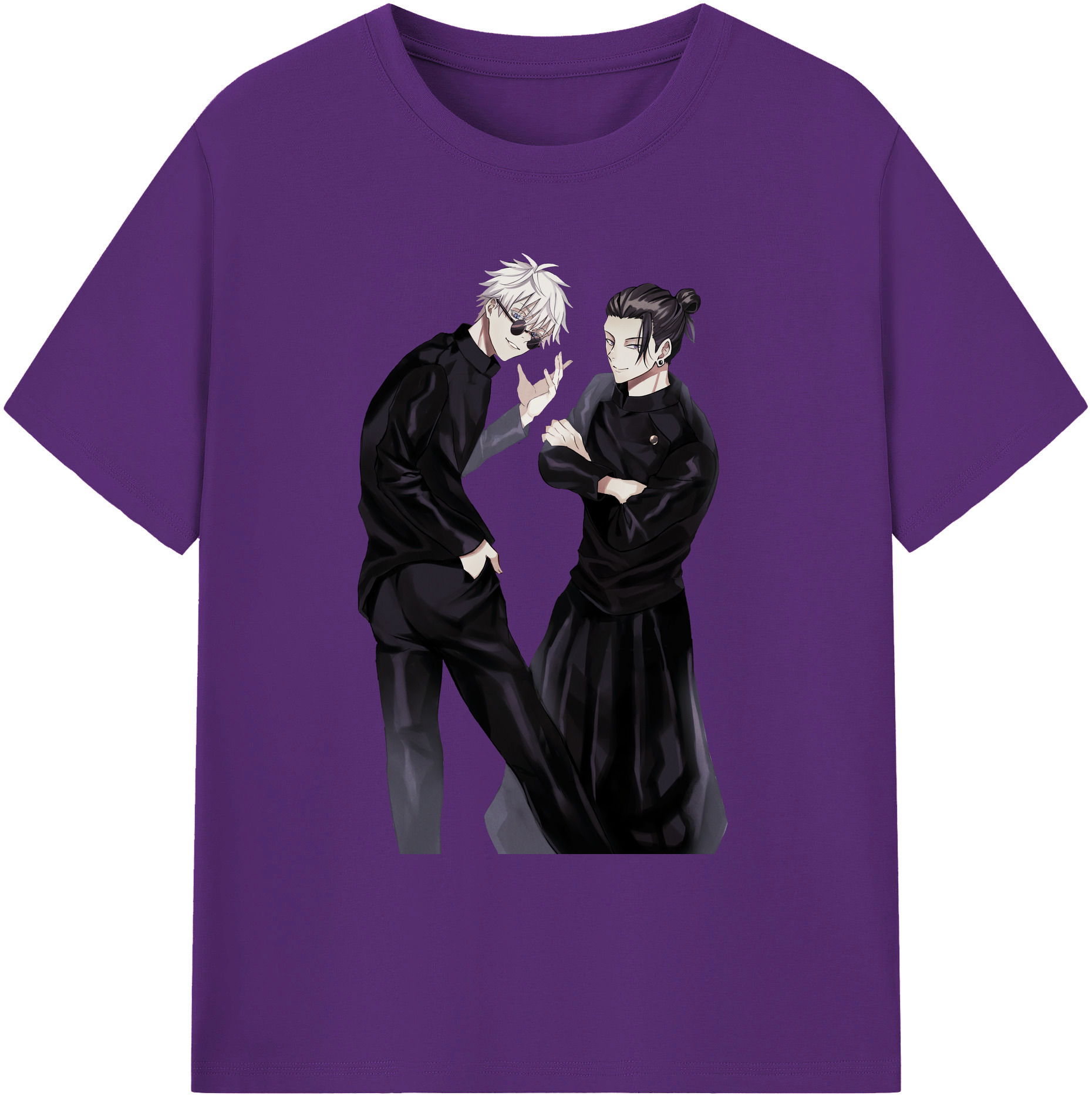 （画像用） 呪術廻戦 Jujutsu Kaisen 綿100％ メンズ半袖Tシャツ｜肌触りやわらか＆通気性