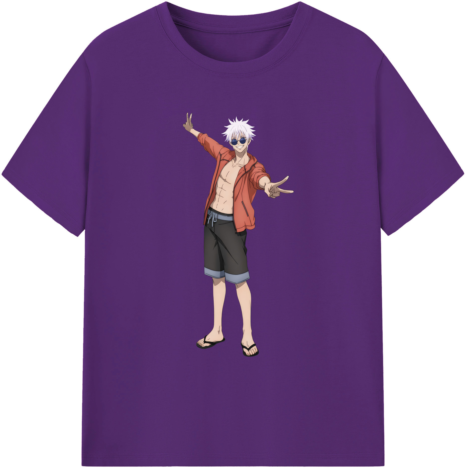 （画像用） 呪術廻戦 Jujutsu Kaisen 綿100％ メンズ半袖Tシャツ｜肌触りやわらか＆通気性