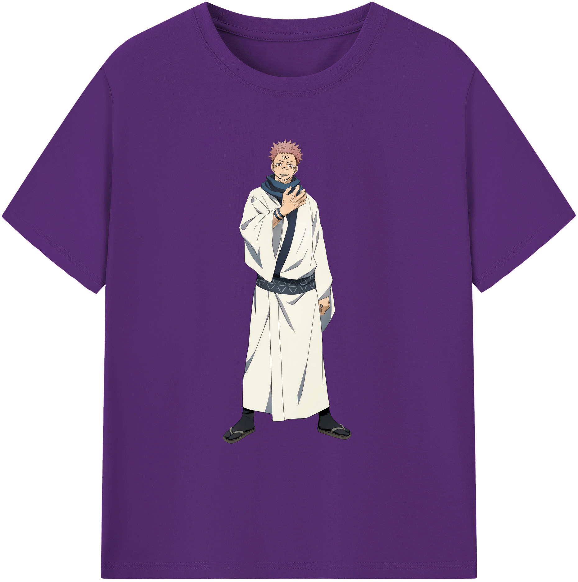 （画像用） 呪術廻戦 Jujutsu Kaisen 綿100％ メンズ半袖Tシャツ｜肌触りやわらか＆通気性