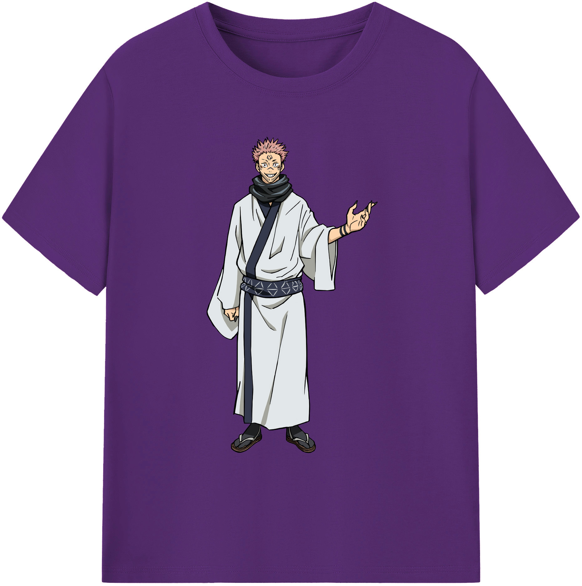 （画像用） 呪術廻戦 Jujutsu Kaisen 綿100％ メンズ半袖Tシャツ｜肌触りやわらか＆通気性