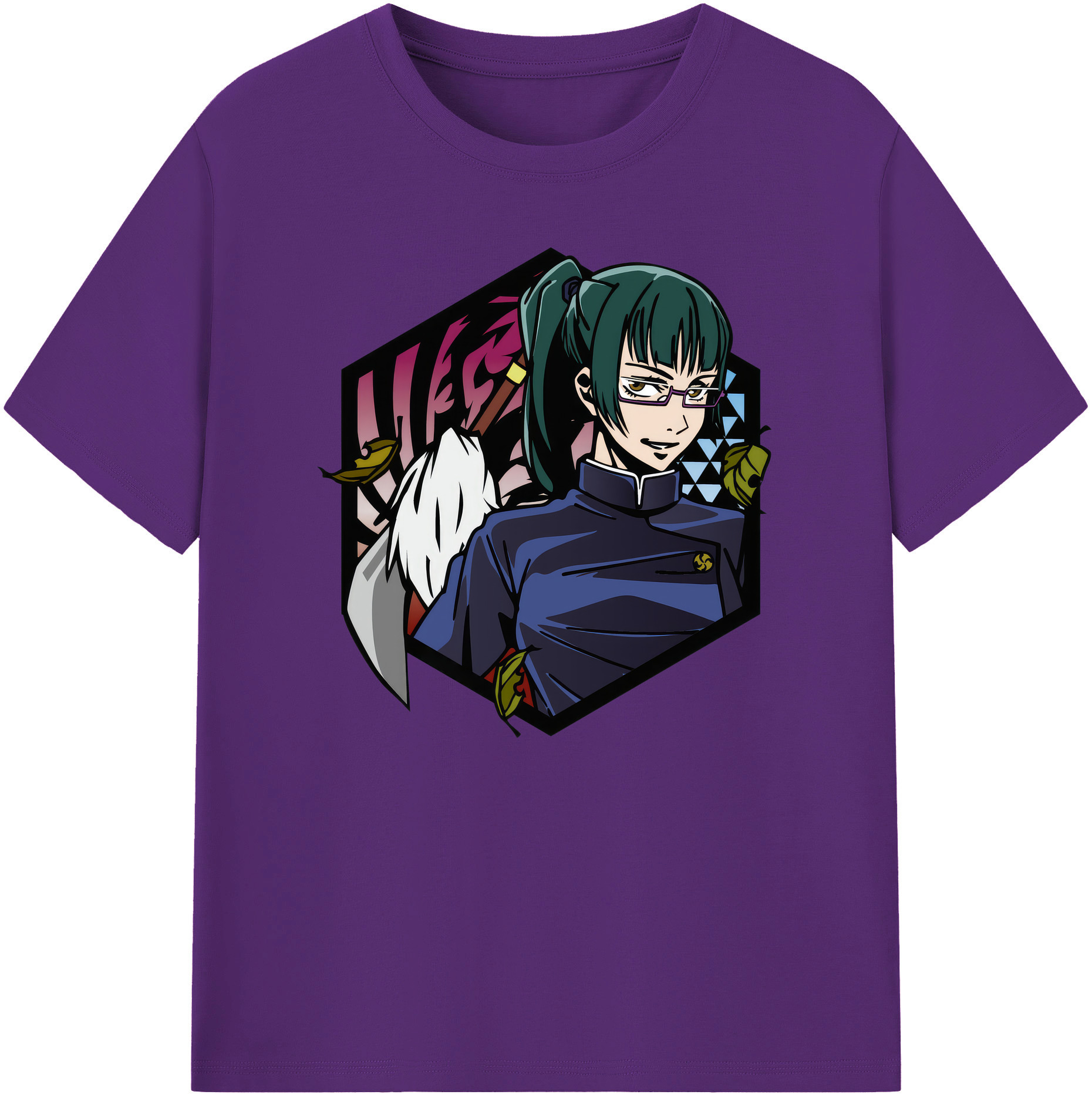 （画像用） 呪術廻戦 Jujutsu Kaisen 綿100％ メンズ半袖Tシャツ｜肌触りやわらか＆通気性