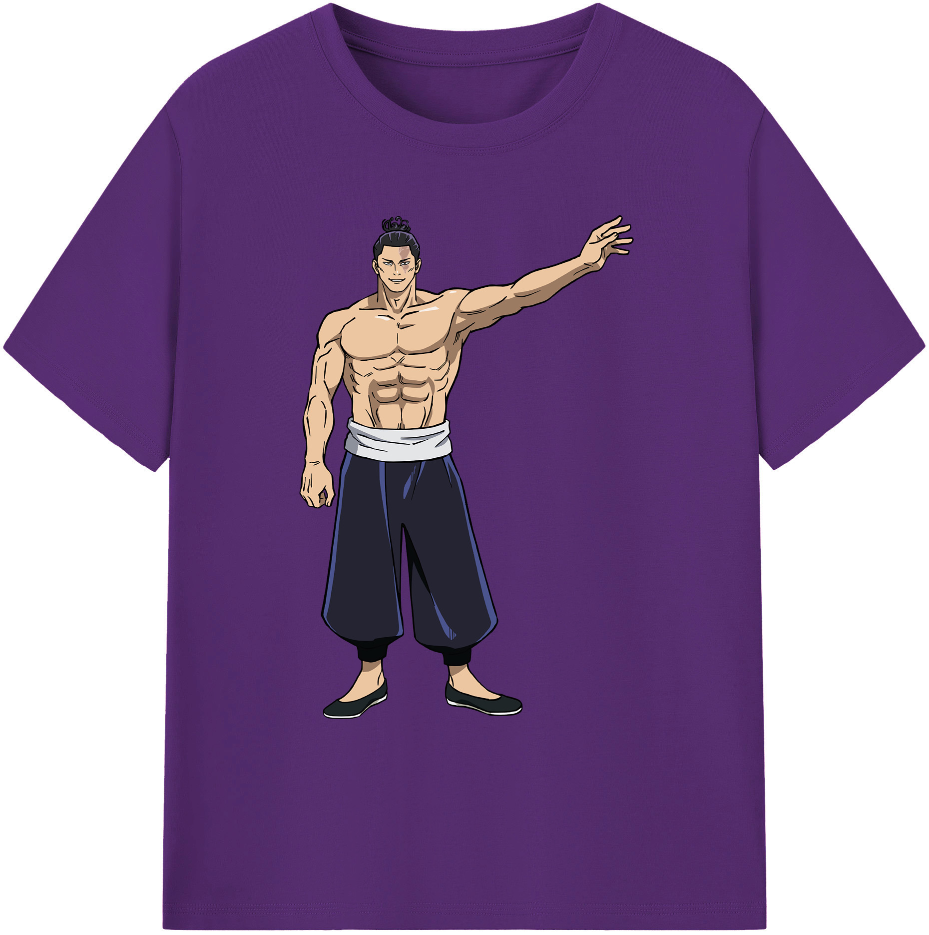 （画像用） 呪術廻戦 Jujutsu Kaisen 綿100％ メンズ半袖Tシャツ｜肌触りやわらか＆通気性