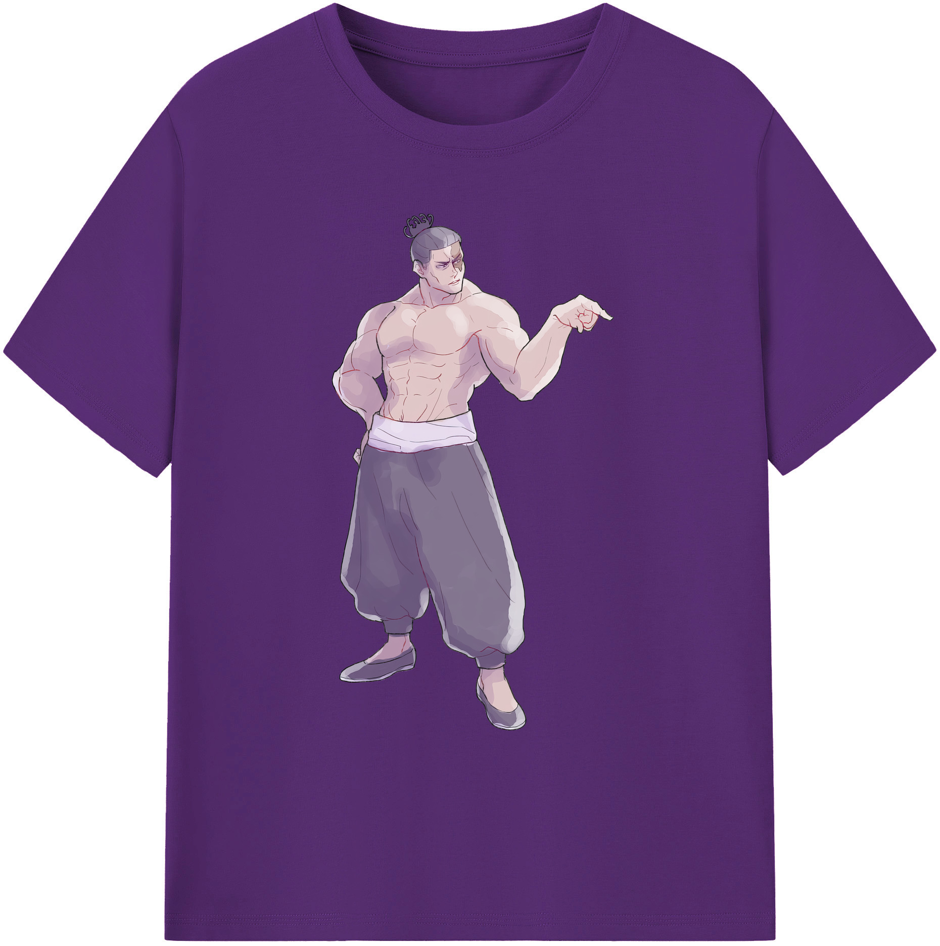 （画像用） 呪術廻戦 Jujutsu Kaisen 綿100％ メンズ半袖Tシャツ｜肌触りやわらか＆通気性