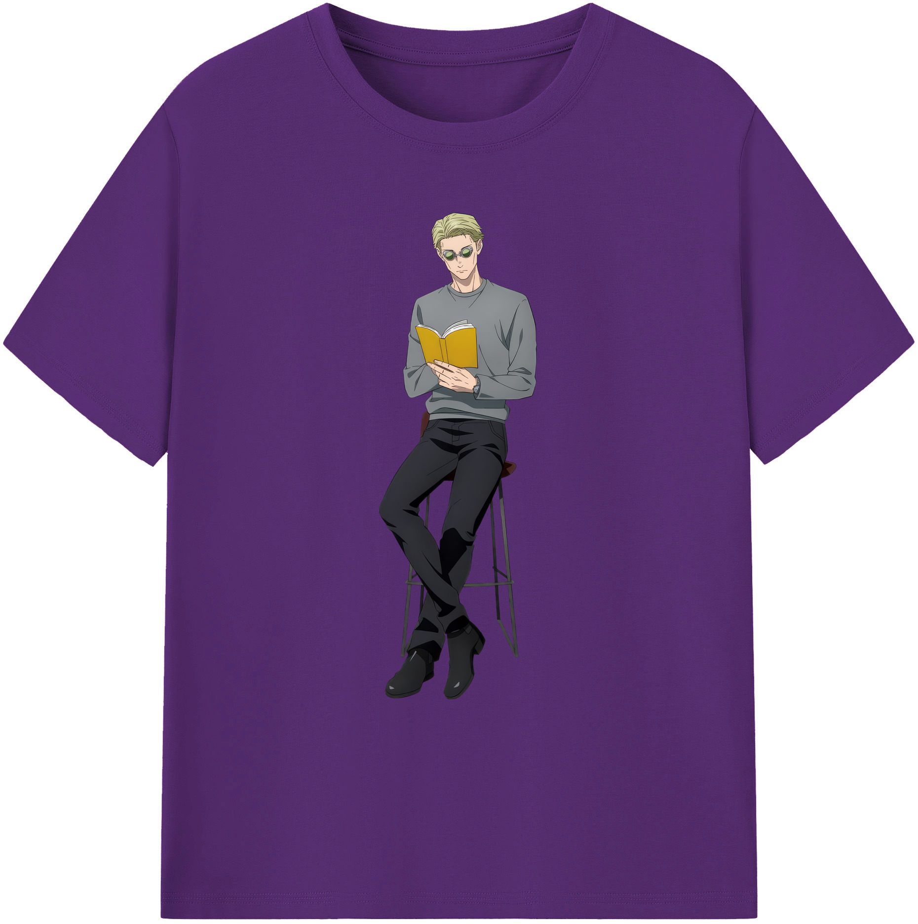 （画像用） 呪術廻戦 Jujutsu Kaisen 綿100％ メンズ半袖Tシャツ｜肌触りやわらか＆通気性