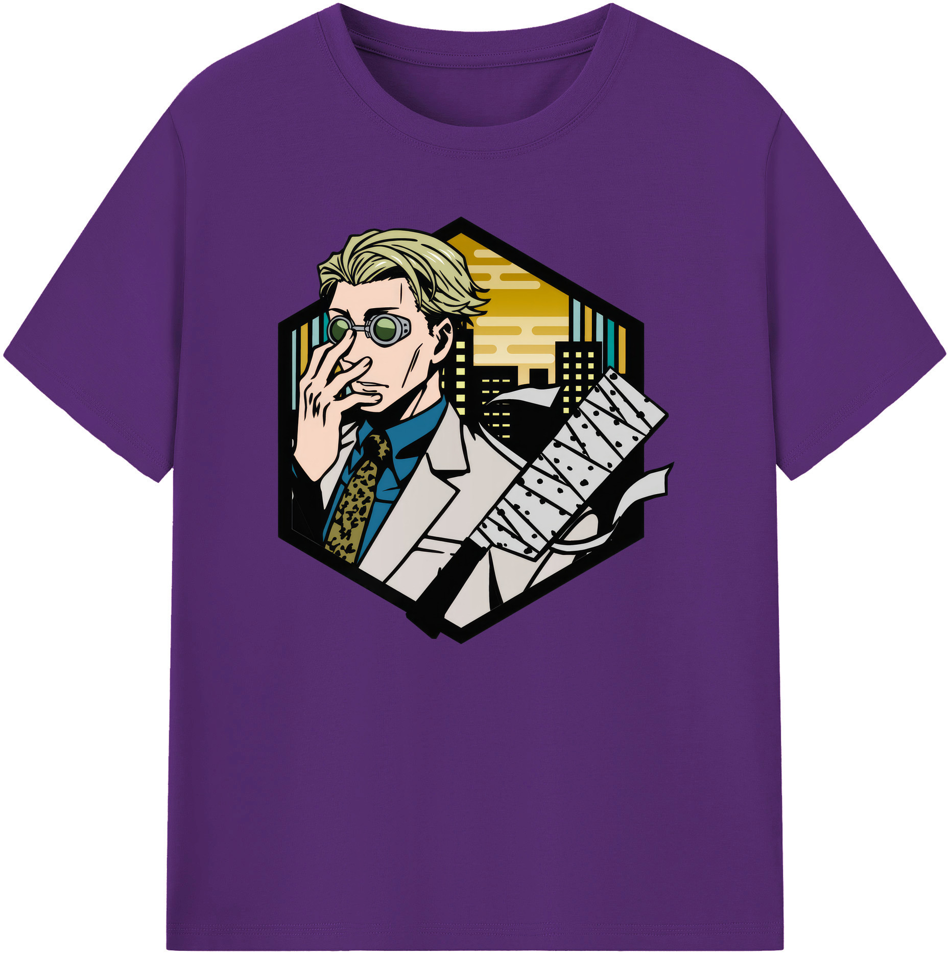 （画像用） 呪術廻戦 Jujutsu Kaisen 綿100％ メンズ半袖Tシャツ｜肌触りやわらか＆通気性