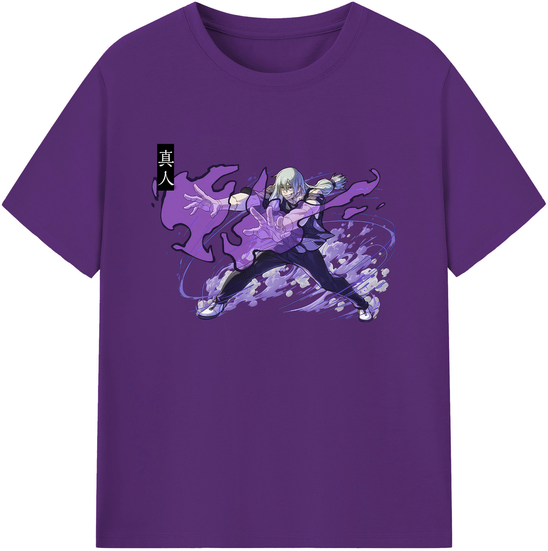 （画像用） 呪術廻戦 Jujutsu Kaisen 綿100％ メンズ半袖Tシャツ｜肌触りやわらか＆通気性