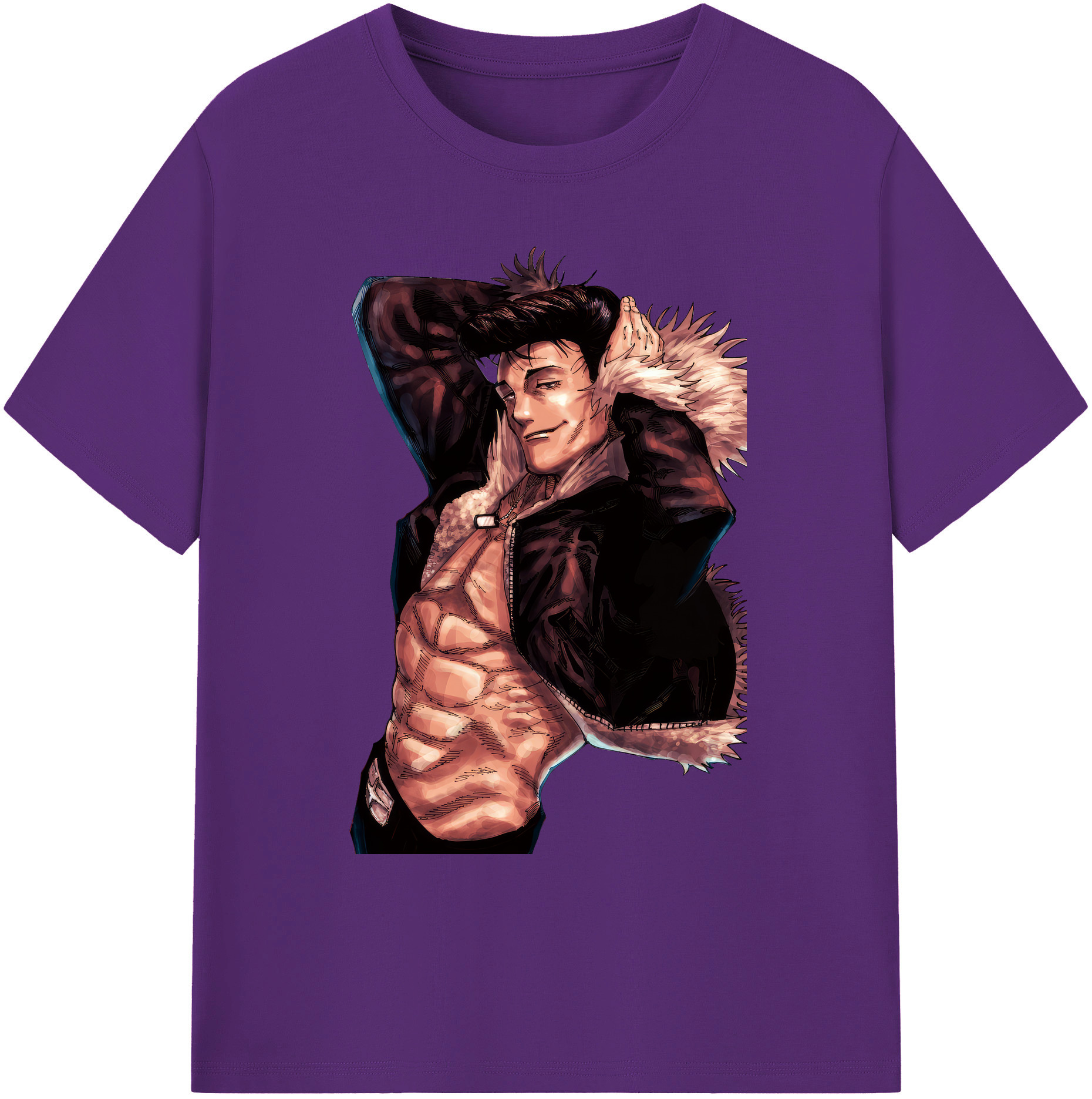 （画像用） 呪術廻戦 Jujutsu Kaisen 綿100％ メンズ半袖Tシャツ｜肌触りやわらか＆通気性