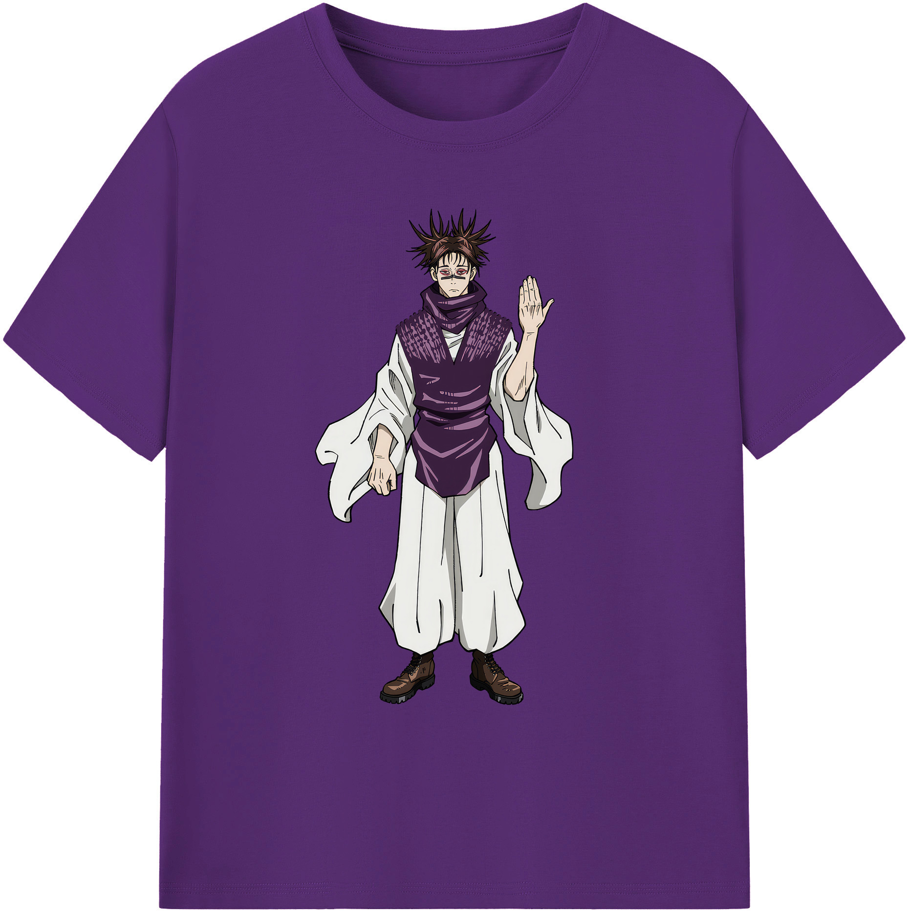 （画像用） 呪術廻戦 Jujutsu Kaisen 綿100％ メンズ半袖Tシャツ｜肌触りやわらか＆通気性