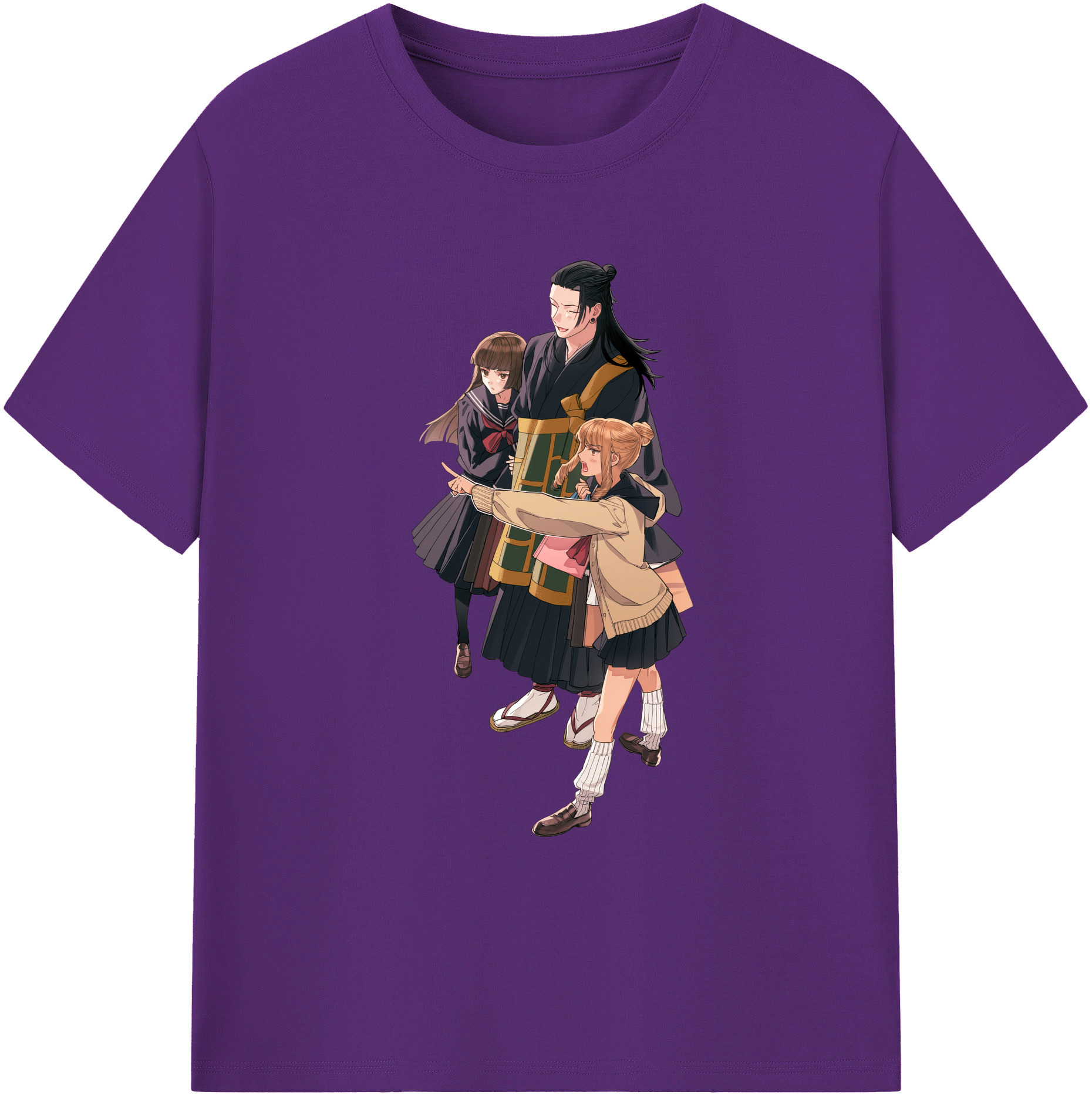 （画像用） 呪術廻戦 Jujutsu Kaisen 綿100％ メンズ半袖Tシャツ｜肌触りやわらか＆通気性