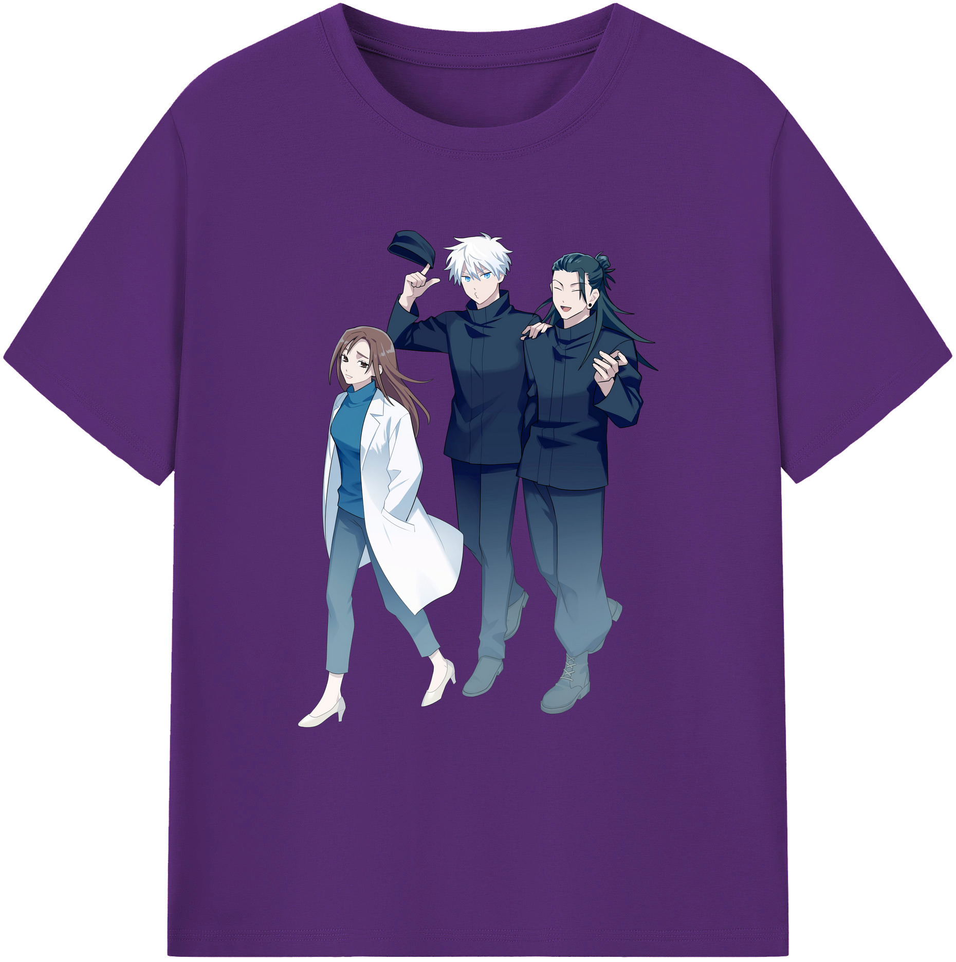 （画像用） 呪術廻戦 Jujutsu Kaisen 綿100％ メンズ半袖Tシャツ｜肌触りやわらか＆通気性