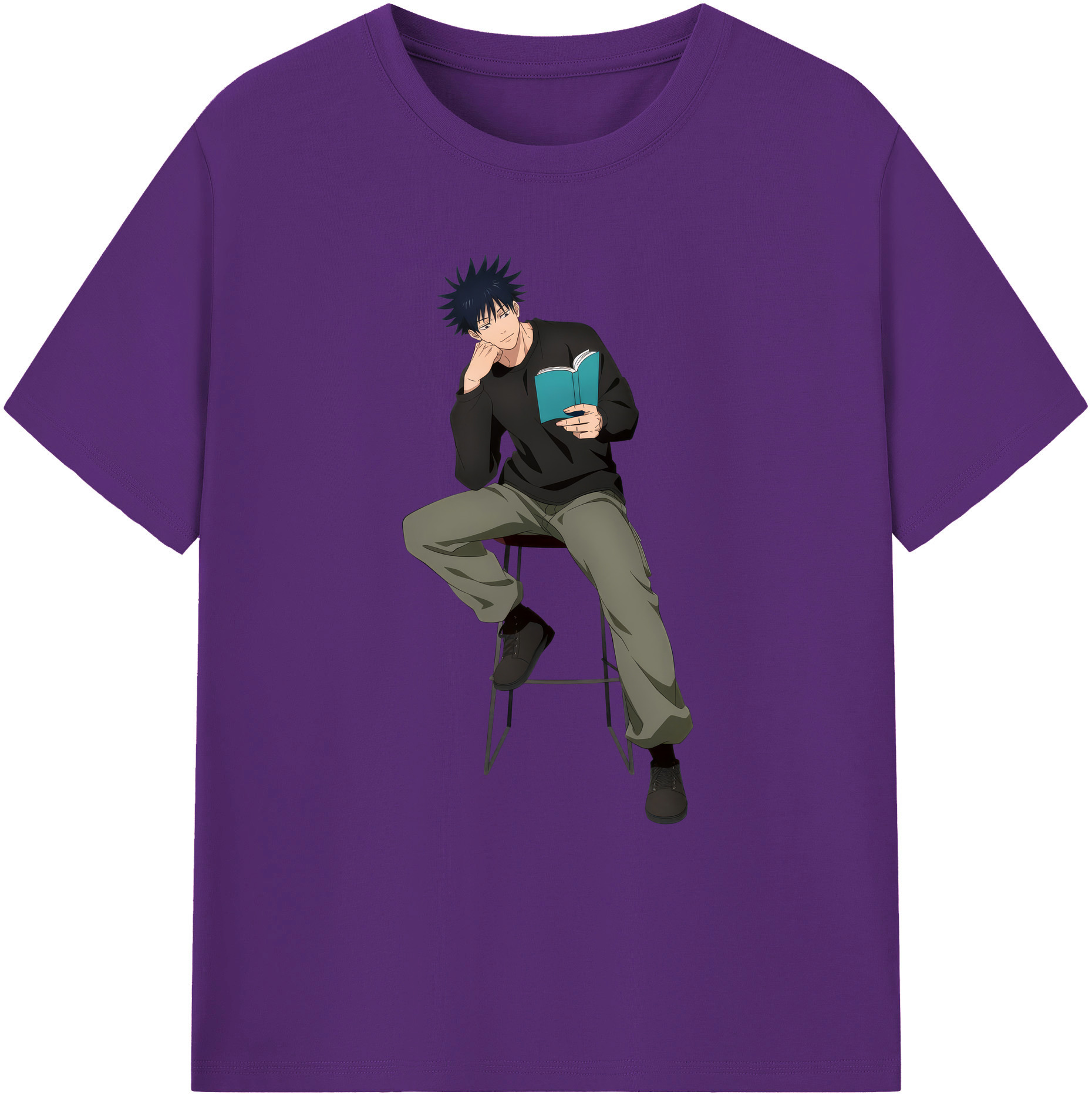 （画像用） 呪術廻戦 Jujutsu Kaisen 綿100％ メンズ半袖Tシャツ｜肌触りやわらか＆通気性