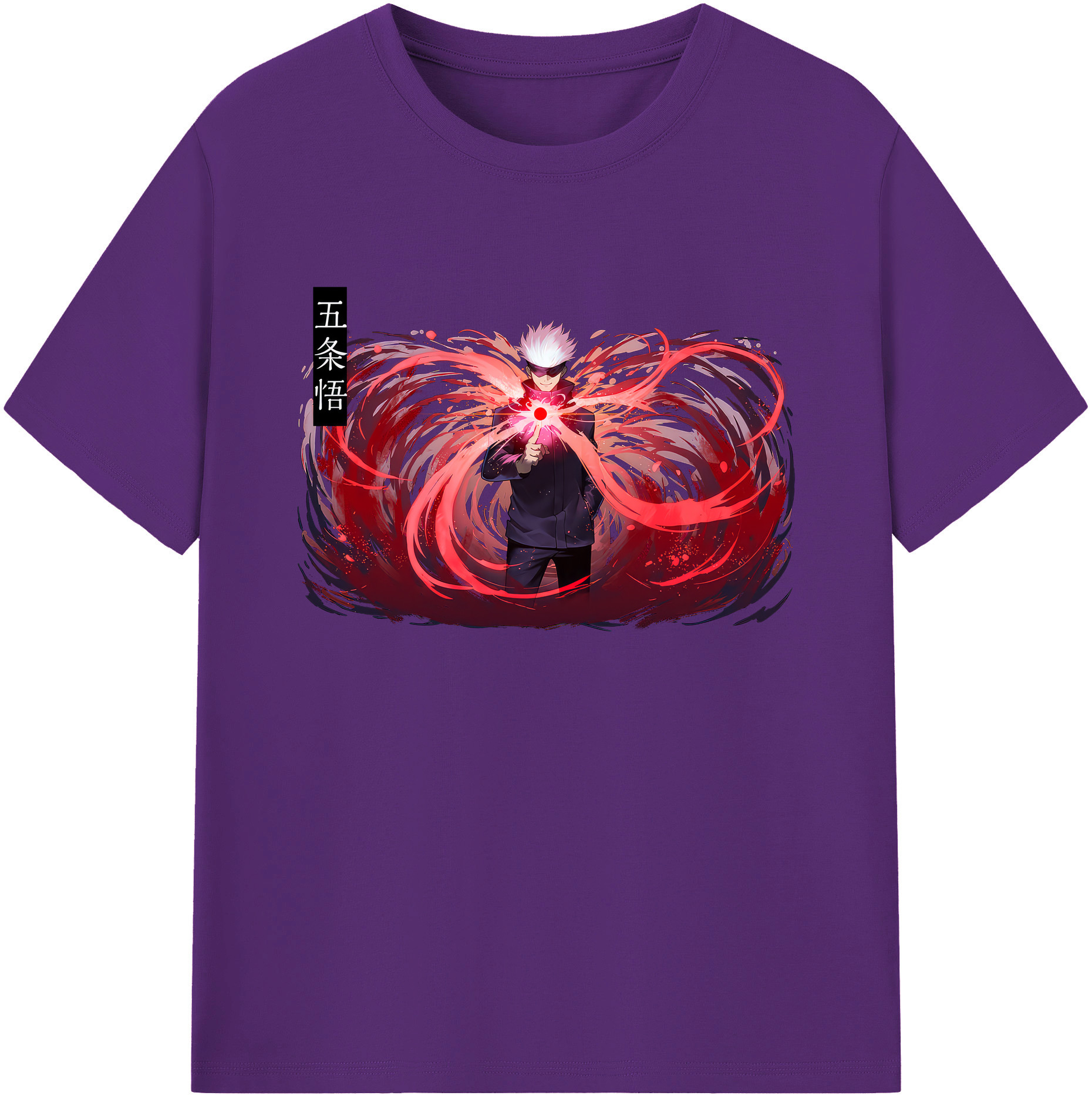（画像用） 呪術廻戦 Jujutsu Kaisen 綿100％ メンズ半袖Tシャツ｜肌触りやわらか＆通気性