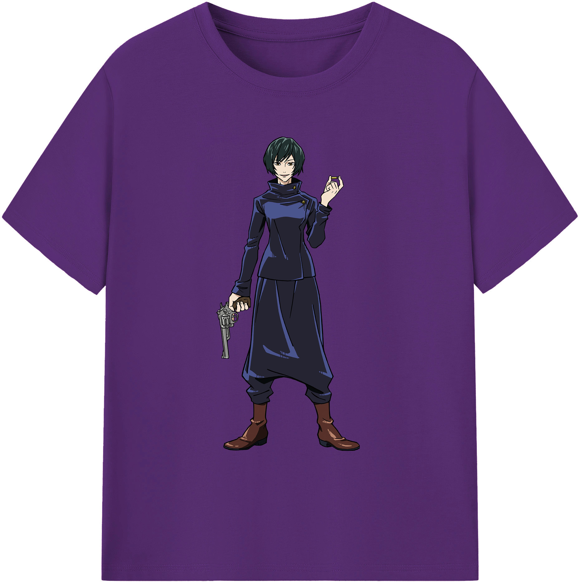 （画像用） 呪術廻戦 Jujutsu Kaisen 綿100％ メンズ半袖Tシャツ｜肌触りやわらか＆通気性