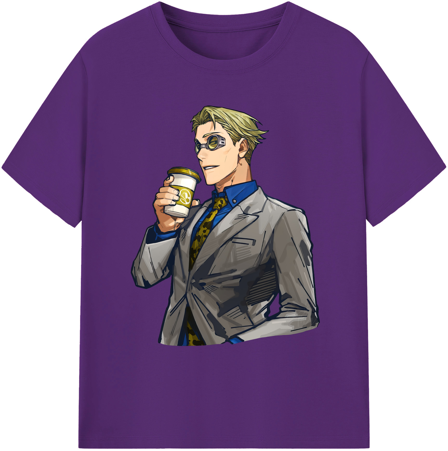 （画像用） 呪術廻戦 Jujutsu Kaisen 綿100％ メンズ半袖Tシャツ｜肌触りやわらか＆通気性