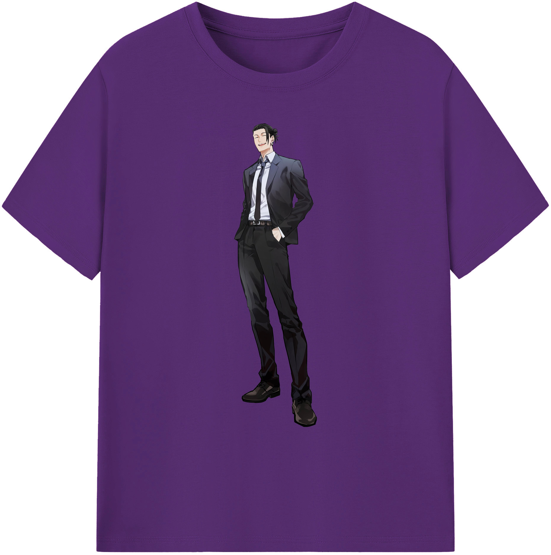 （画像用） 呪術廻戦 Jujutsu Kaisen 綿100％ メンズ半袖Tシャツ｜肌触りやわらか＆通気性