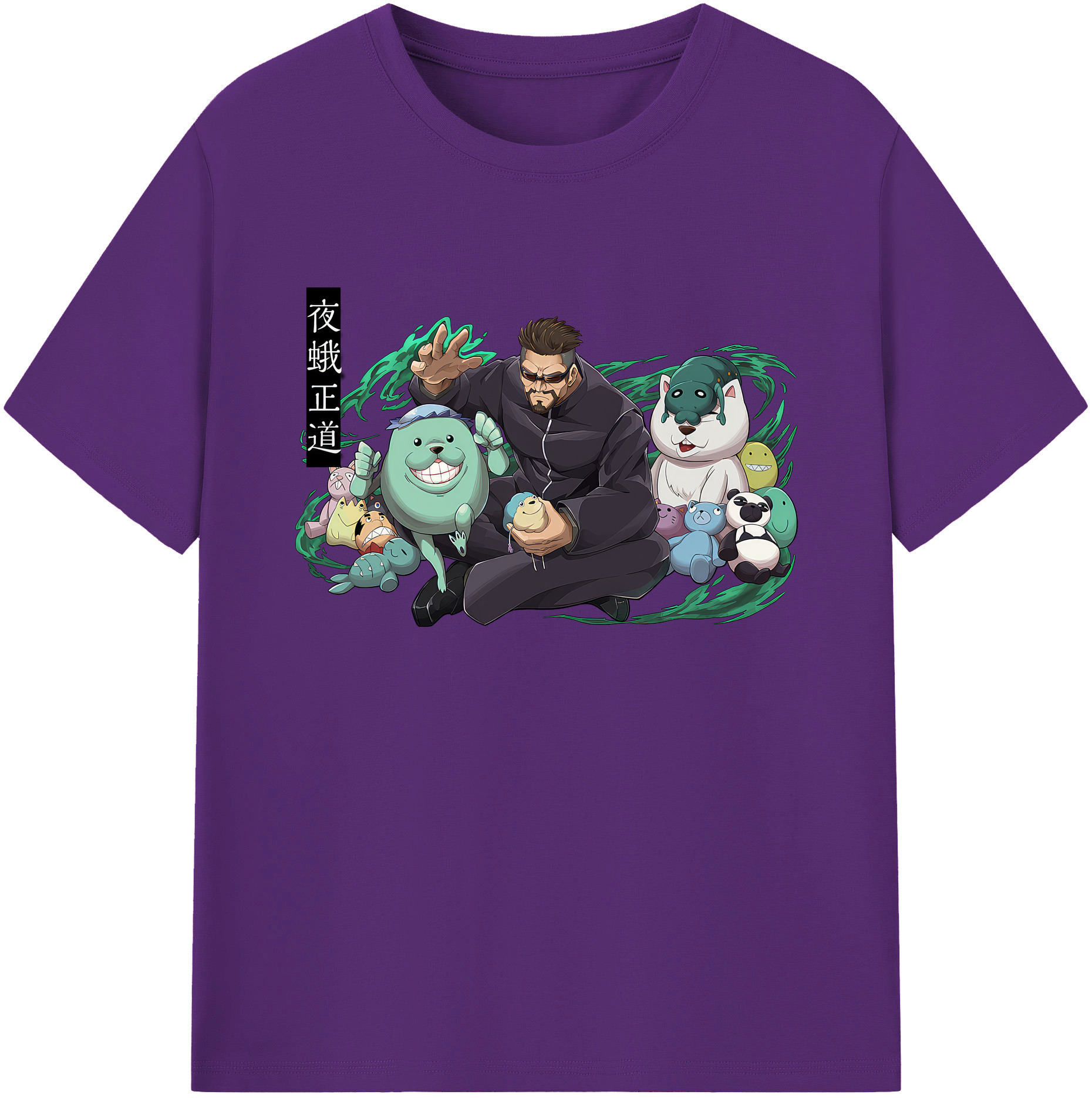 （画像用） 呪術廻戦 Jujutsu Kaisen 綿100％ メンズ半袖Tシャツ｜肌触りやわらか＆通気性