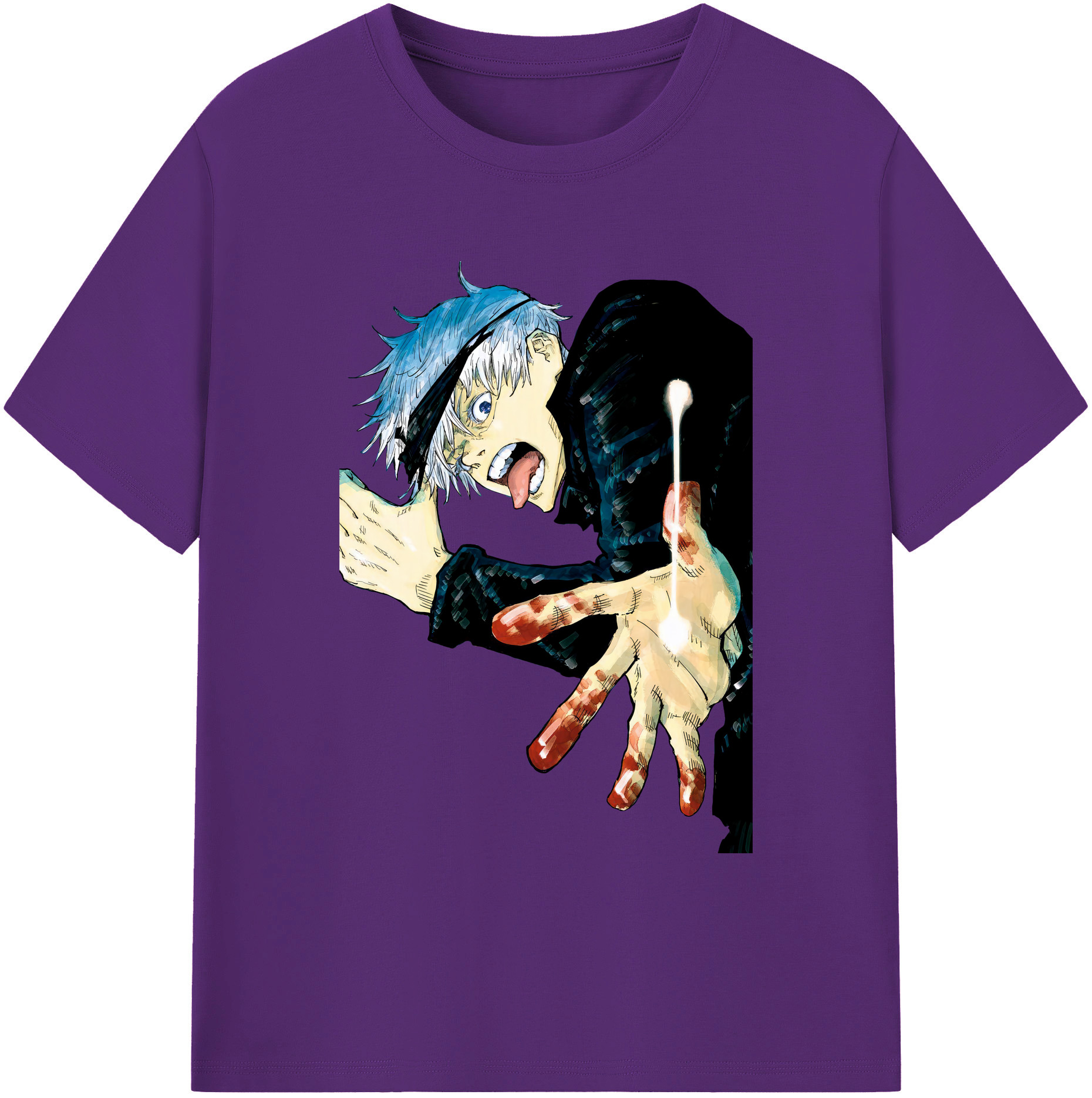 （画像用） 呪術廻戦 Jujutsu Kaisen 綿100％ メンズ半袖Tシャツ｜肌触りやわらか＆通気性