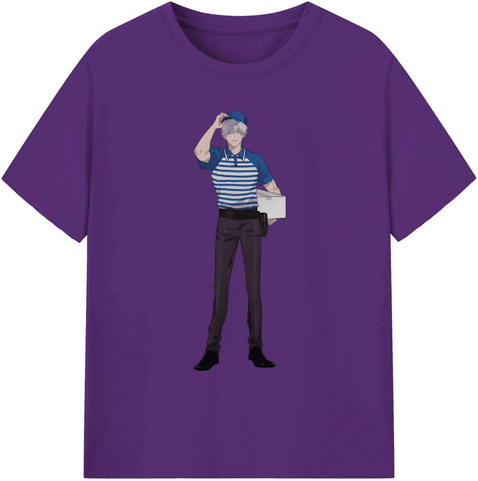 （画像用） 呪術廻戦 Jujutsu Kaisen 綿100％ メンズ半袖Tシャツ｜肌触りやわらか＆通気性