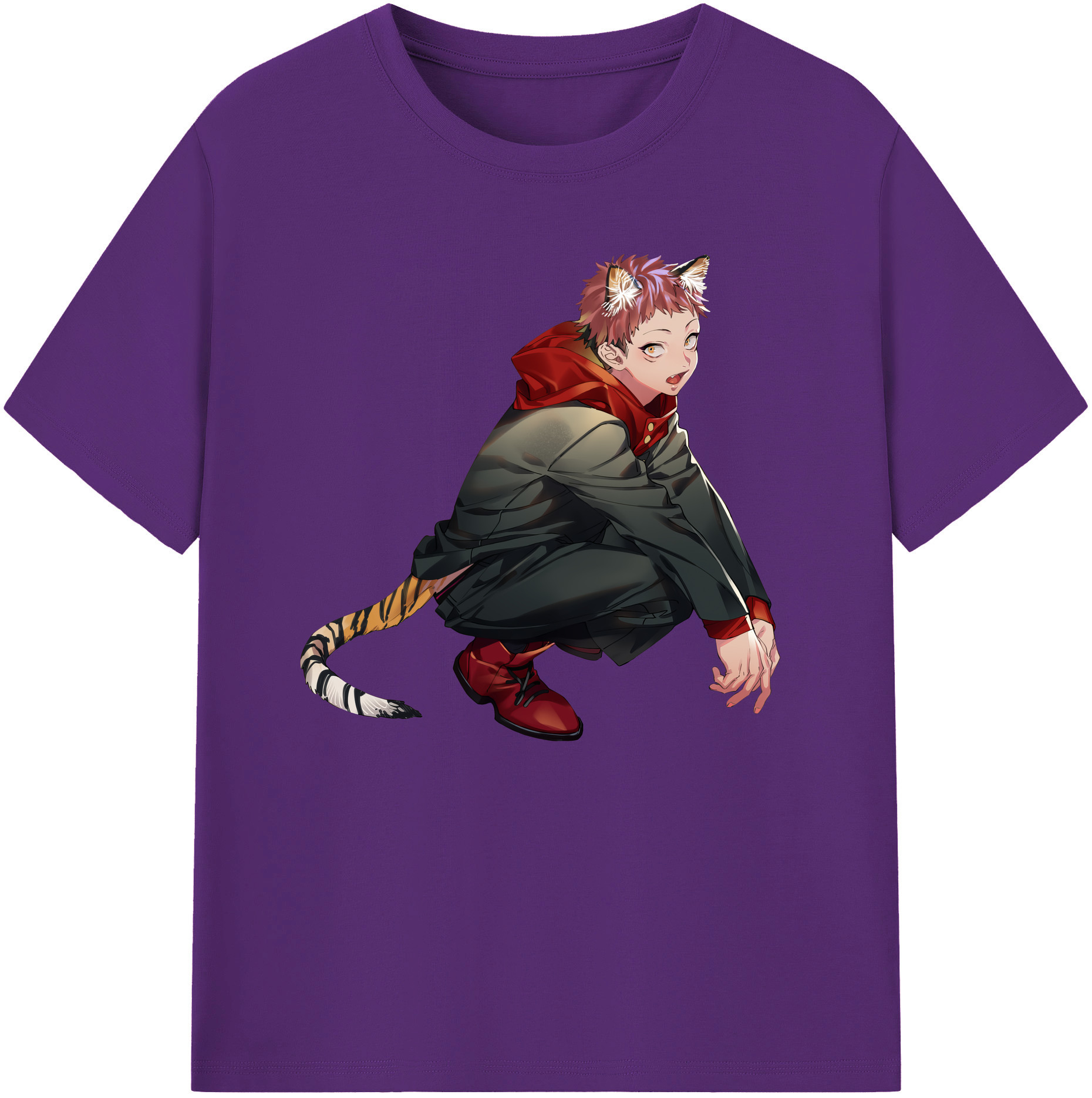 （画像用） 呪術廻戦 Jujutsu Kaisen 綿100％ メンズ半袖Tシャツ｜肌触りやわらか＆通気性