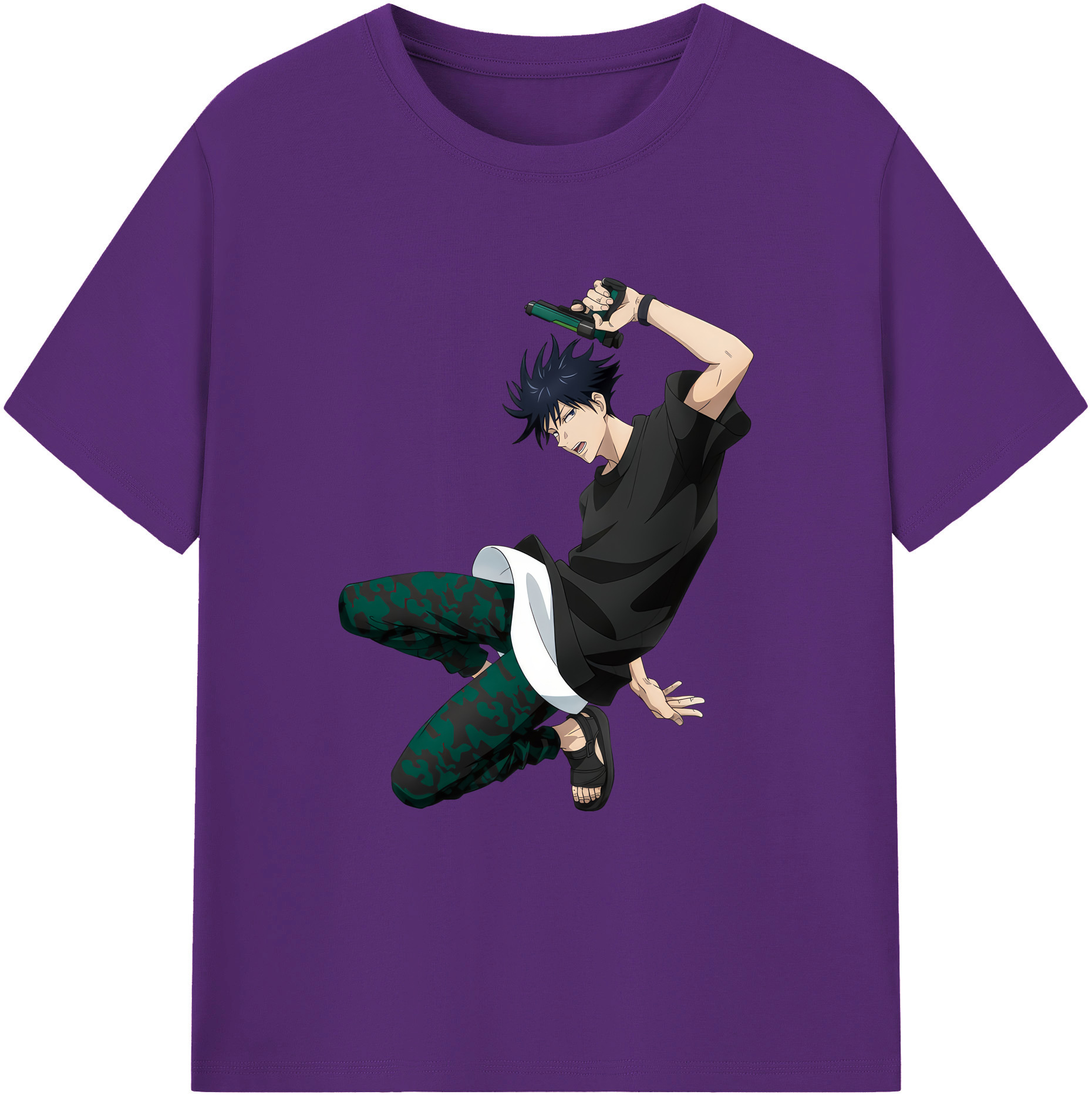 （画像用） 呪術廻戦 Jujutsu Kaisen 綿100％ メンズ半袖Tシャツ｜肌触りやわらか＆通気性