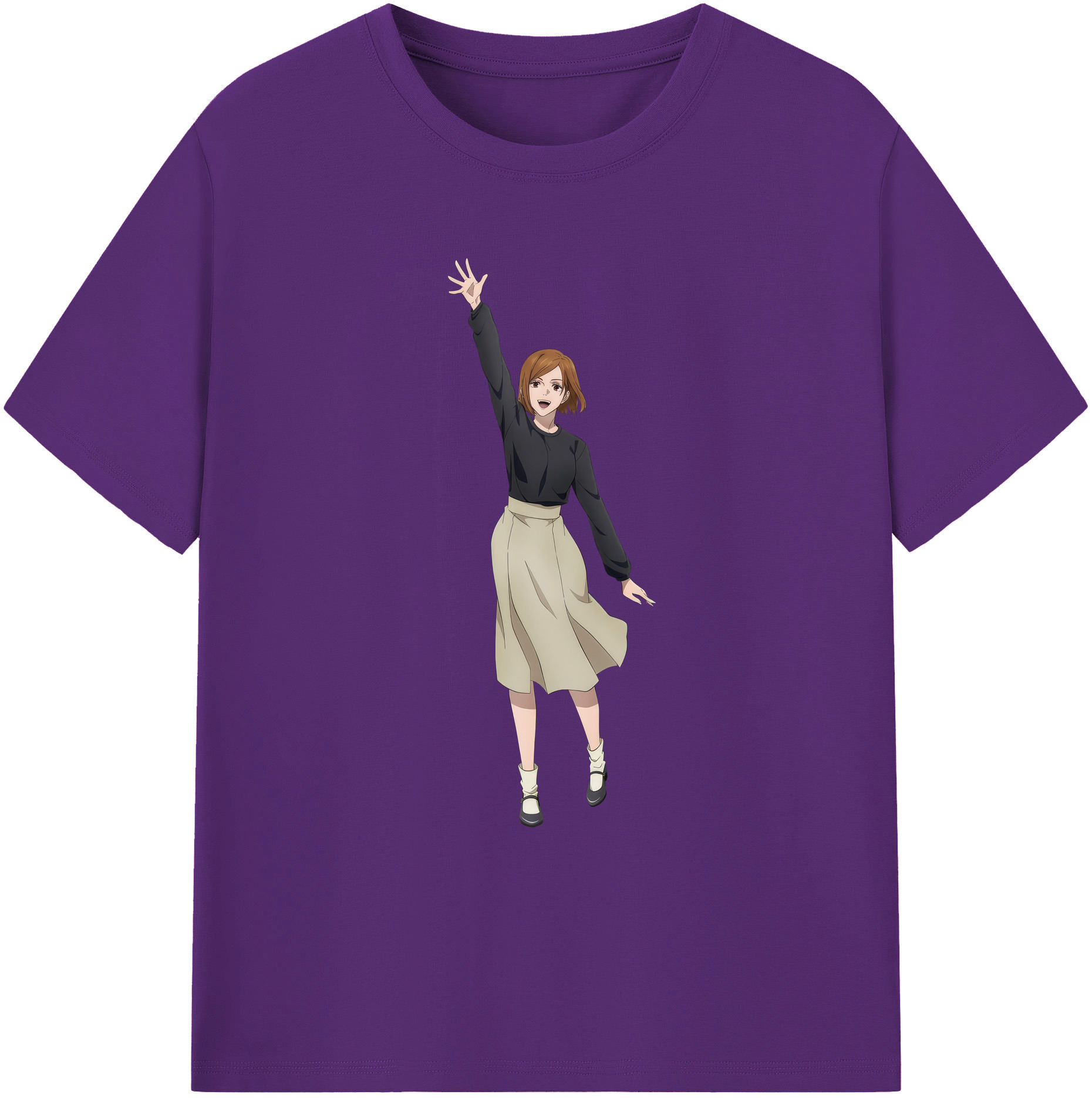 （画像用） 呪術廻戦 Jujutsu Kaisen 綿100％ メンズ半袖Tシャツ｜肌触りやわらか＆通気性