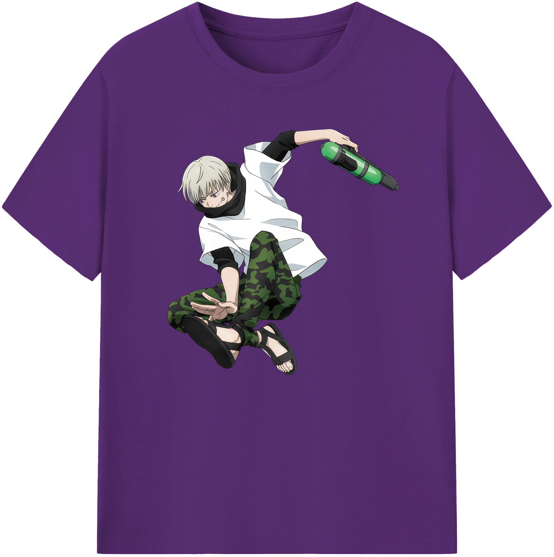 （画像用） 呪術廻戦 Jujutsu Kaisen 綿100％ メンズ半袖Tシャツ｜肌触りやわらか＆通気性