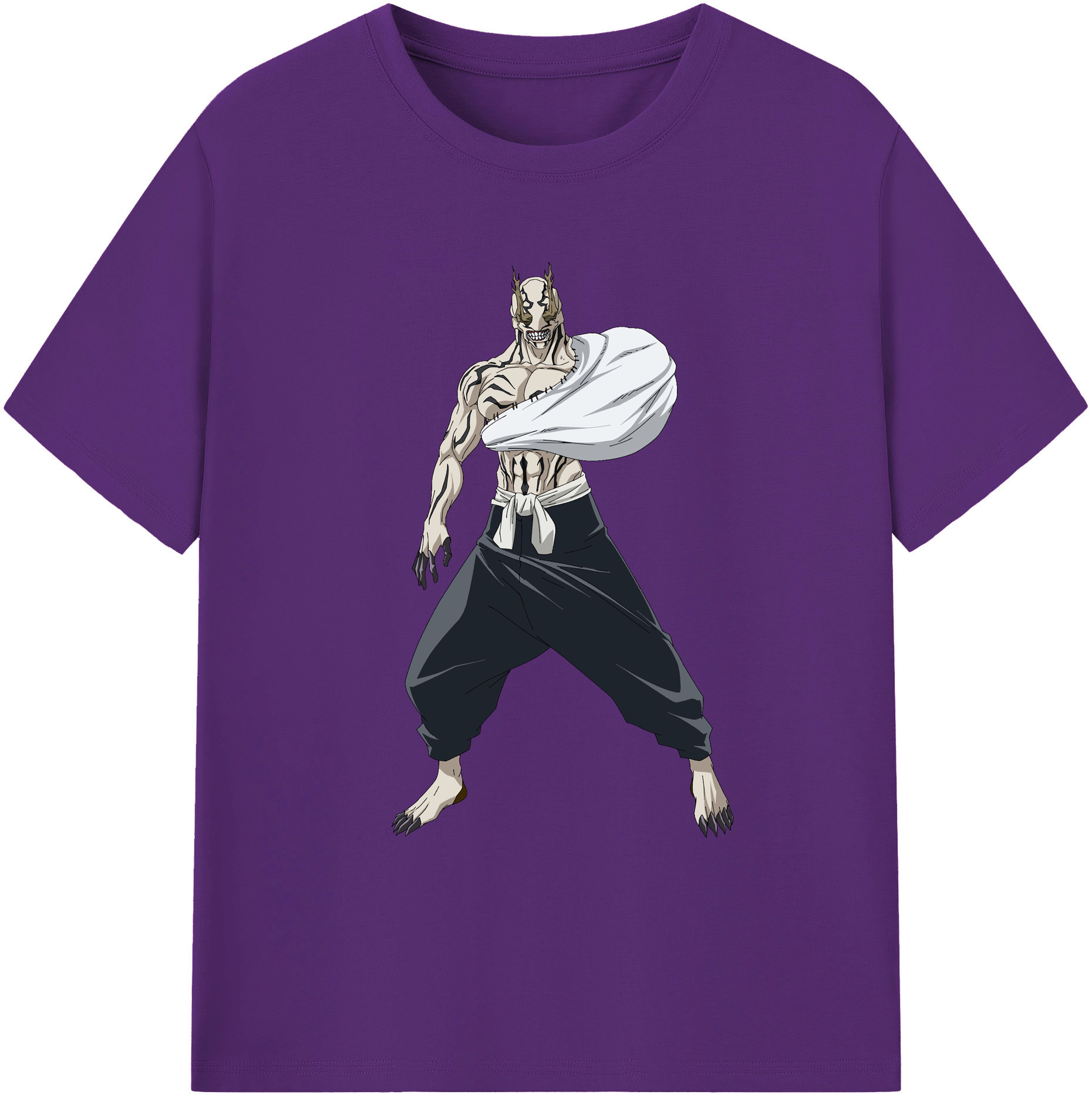 （画像用） 呪術廻戦 Jujutsu Kaisen 綿100％ メンズ半袖Tシャツ｜肌触りやわらか＆通気性