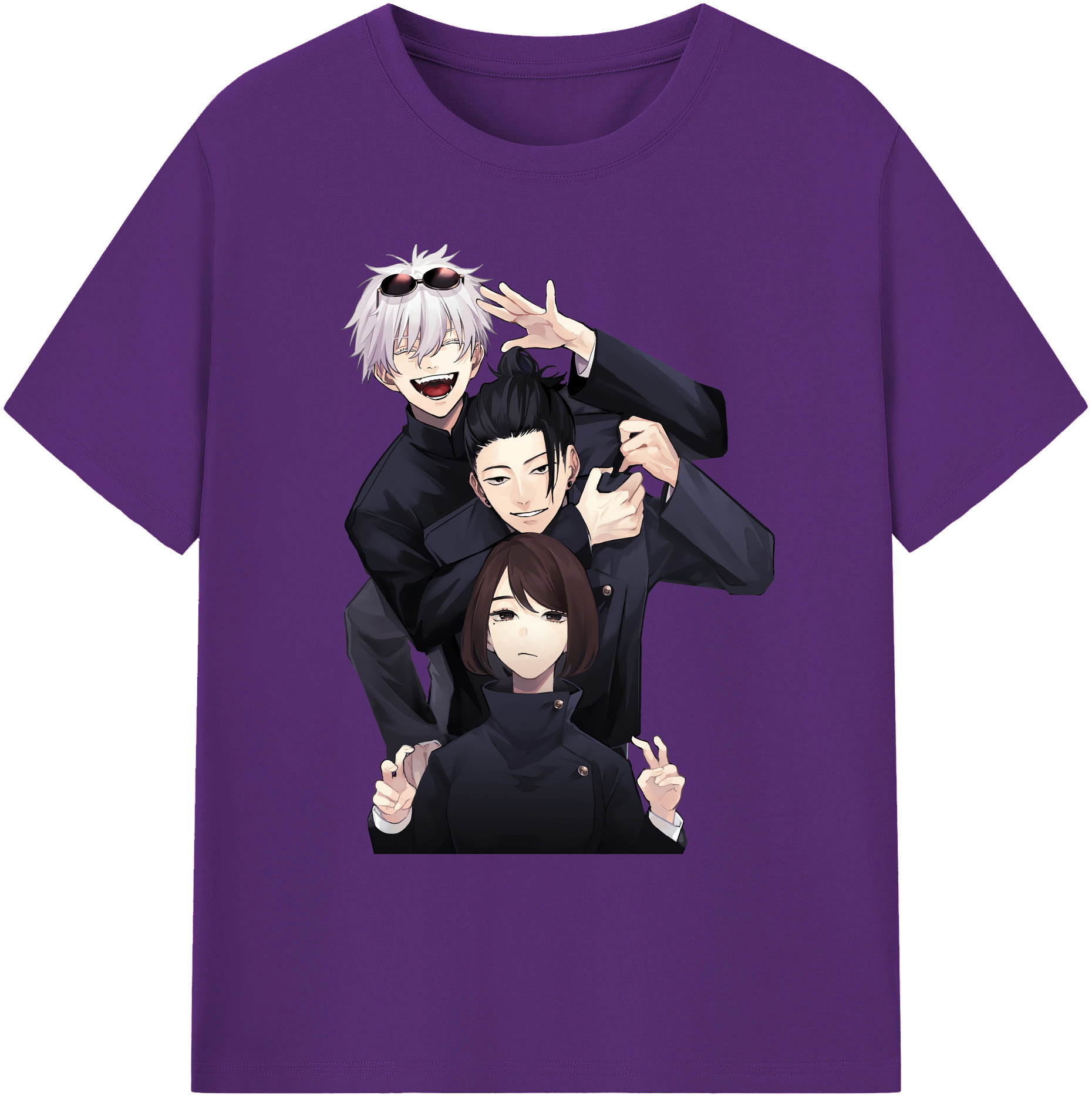 （画像用） 呪術廻戦 Jujutsu Kaisen 綿100％ メンズ半袖Tシャツ｜肌触りやわらか＆通気性
