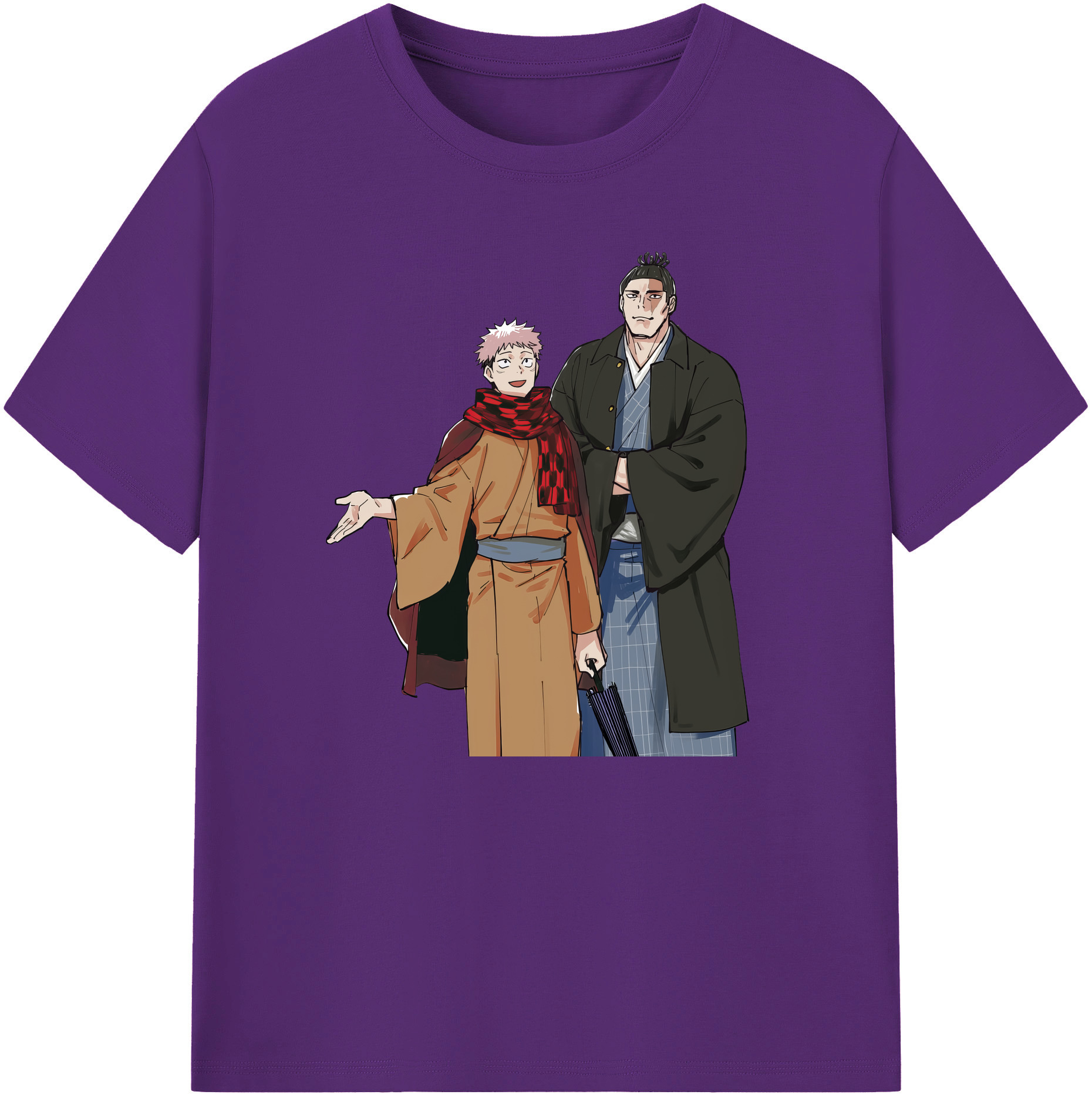 （画像用） 呪術廻戦 Jujutsu Kaisen 綿100％ メンズ半袖Tシャツ｜肌触りやわらか＆通気性