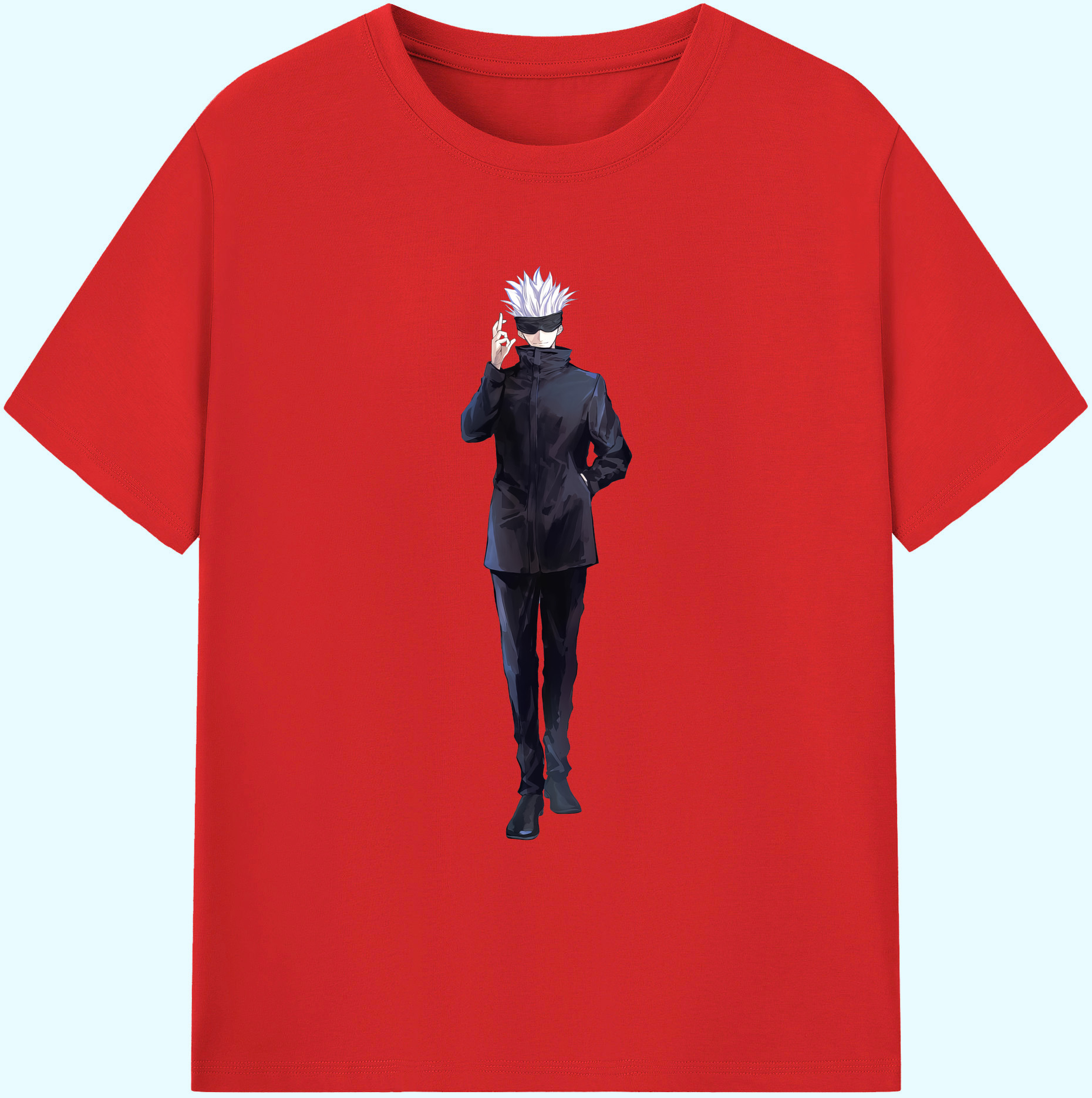 （画像用） 呪術廻戦 Jujutsu Kaisen 綿100％ メンズ半袖Tシャツ｜肌触りやわらか＆通気性