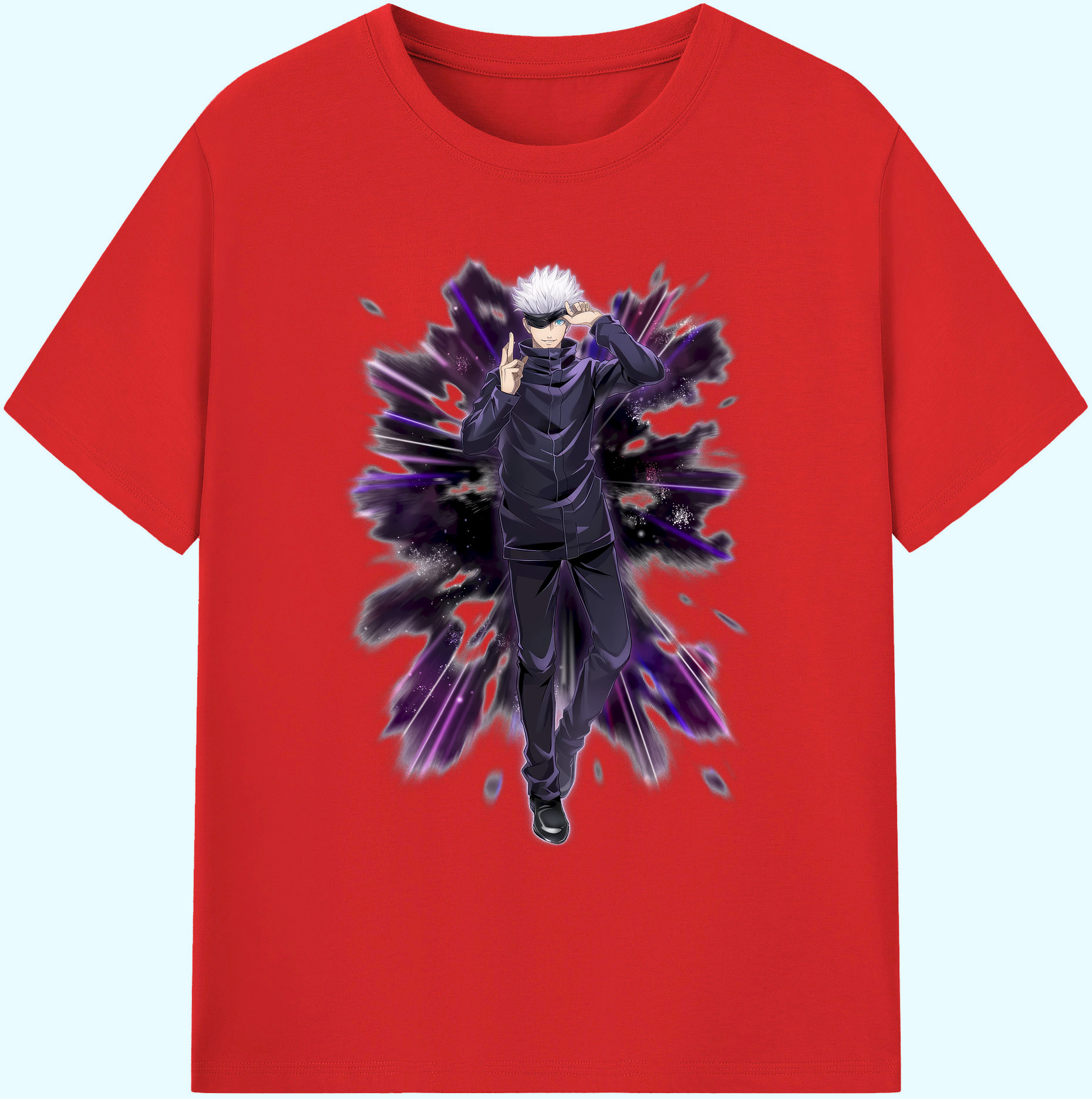 （画像用） 呪術廻戦 Jujutsu Kaisen 綿100％ メンズ半袖Tシャツ｜肌触りやわらか＆通気性