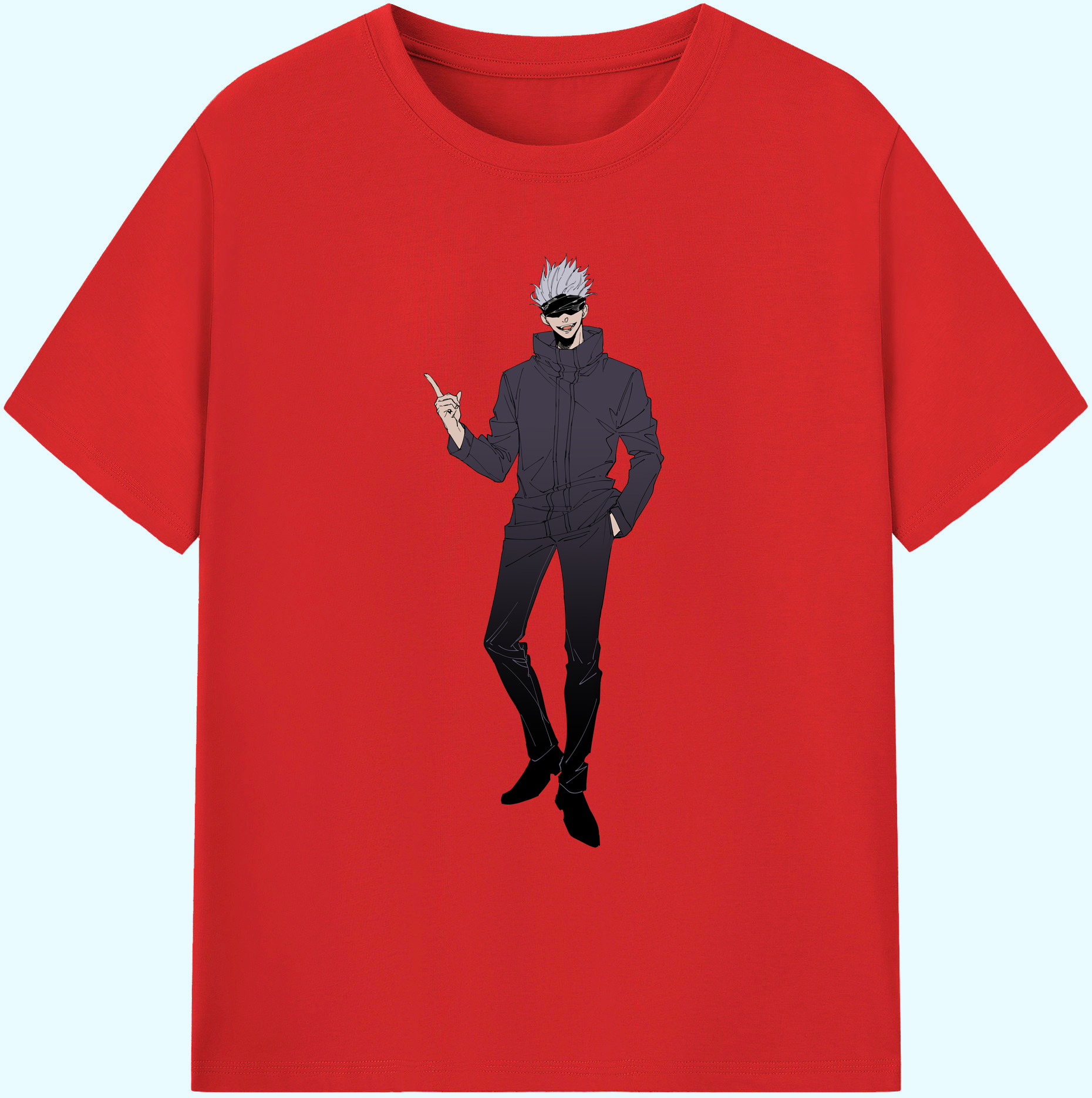 （画像用） 呪術廻戦 Jujutsu Kaisen 綿100％ メンズ半袖Tシャツ｜肌触りやわらか＆通気性