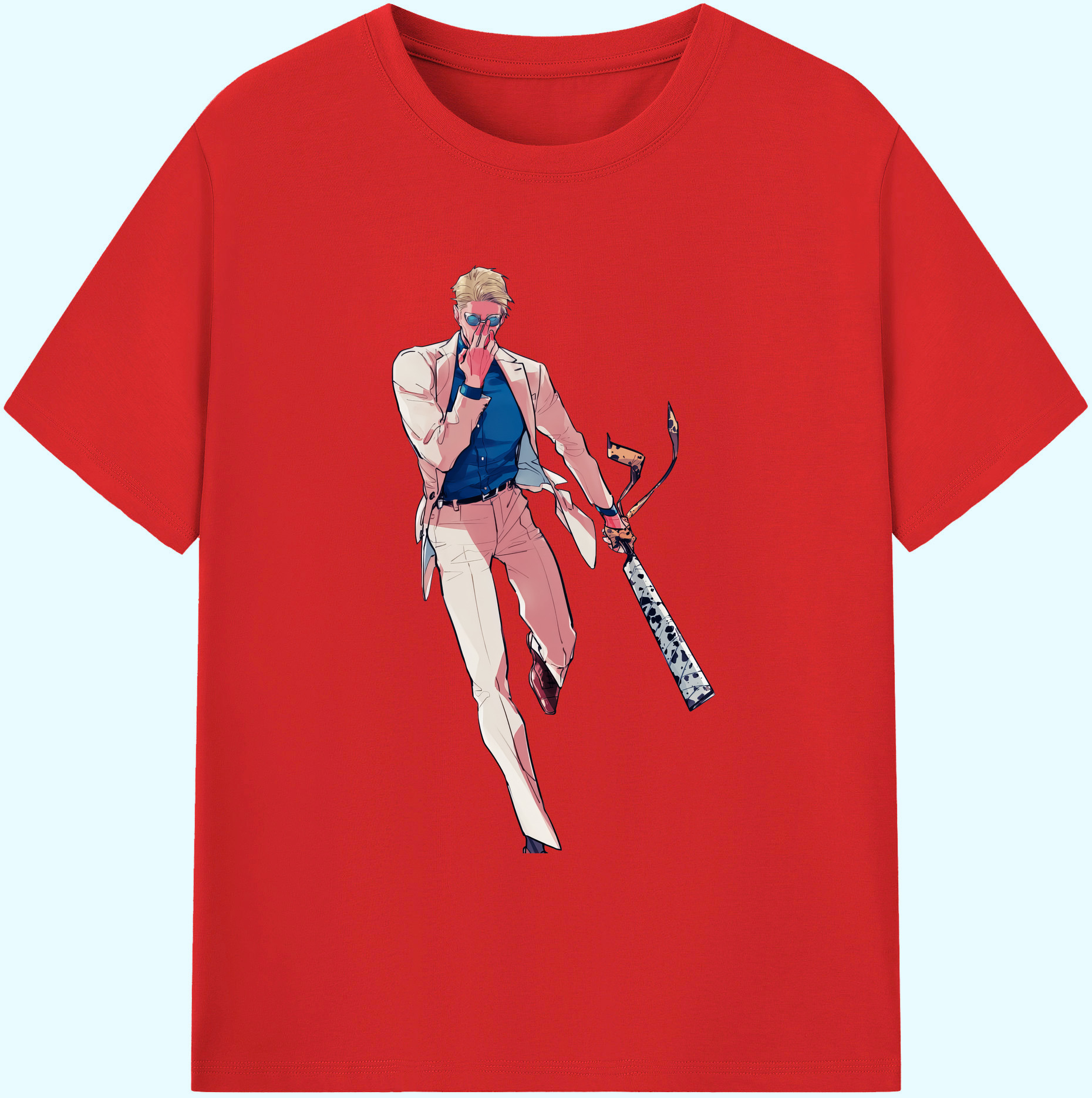 （画像用） 呪術廻戦 Jujutsu Kaisen 綿100％ メンズ半袖Tシャツ｜肌触りやわらか＆通気性