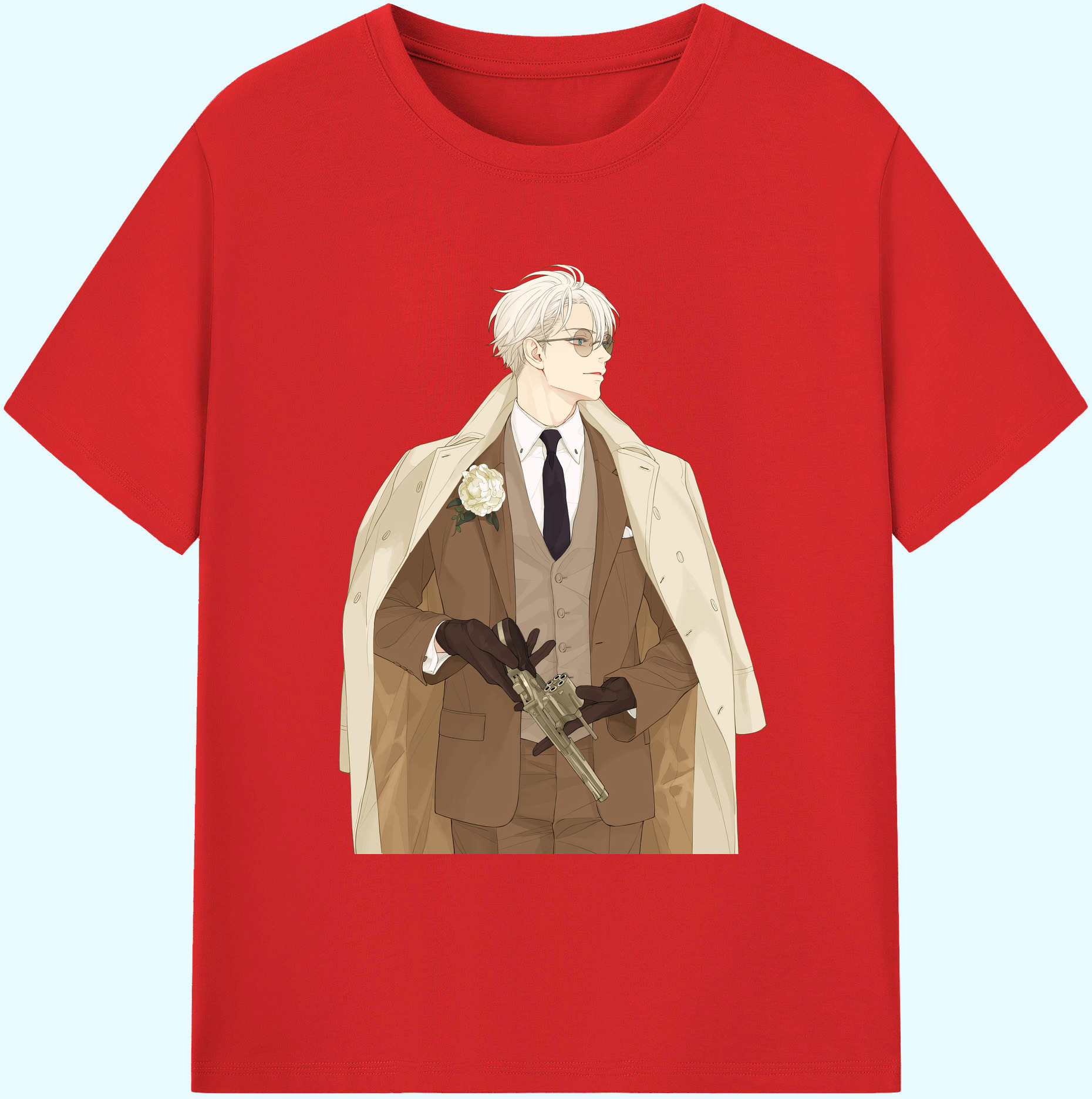 （画像用） 呪術廻戦 Jujutsu Kaisen 綿100％ メンズ半袖Tシャツ｜肌触りやわらか＆通気性
