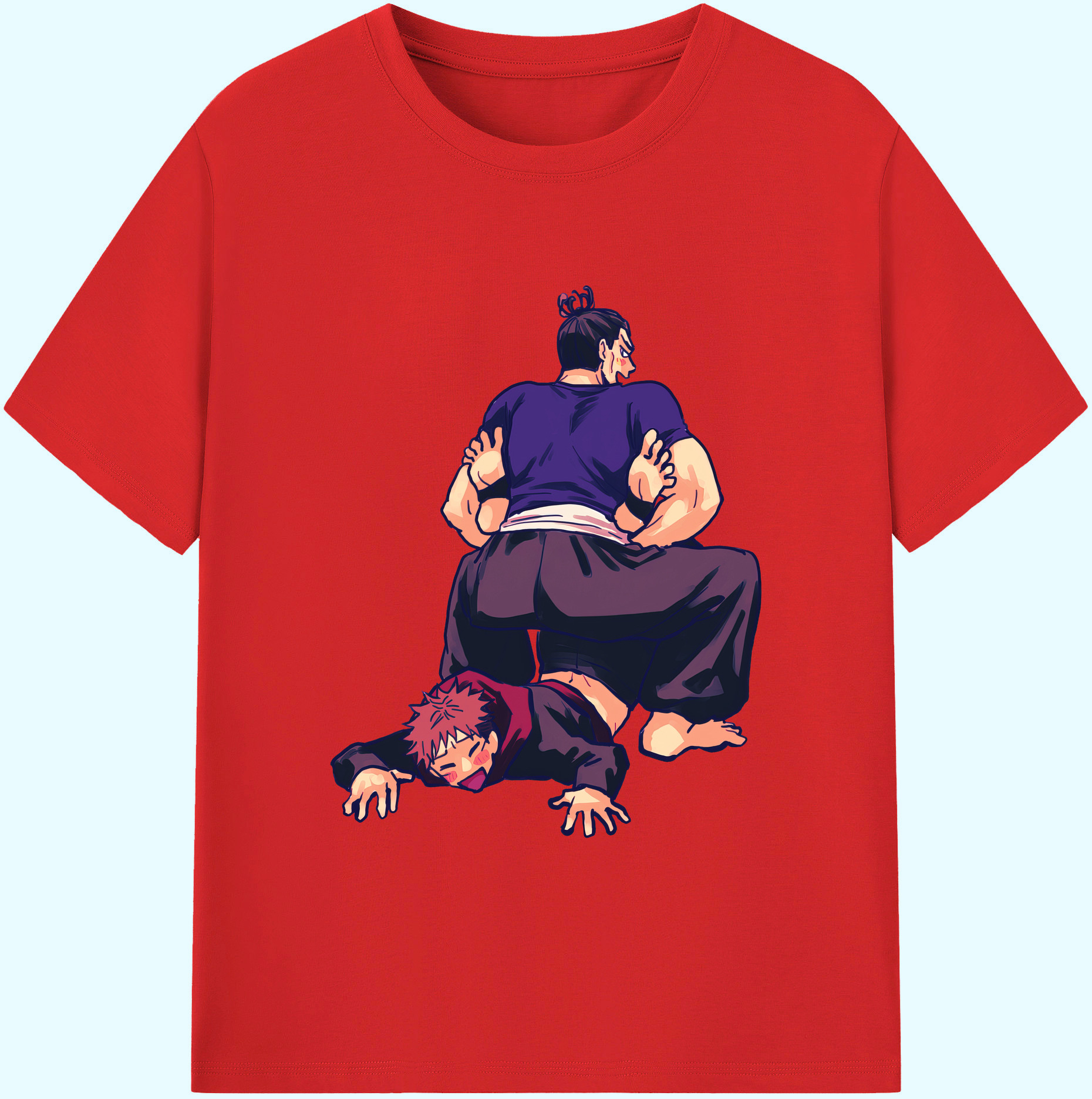 （画像用） 呪術廻戦 Jujutsu Kaisen 綿100％ メンズ半袖Tシャツ｜肌触りやわらか＆通気性