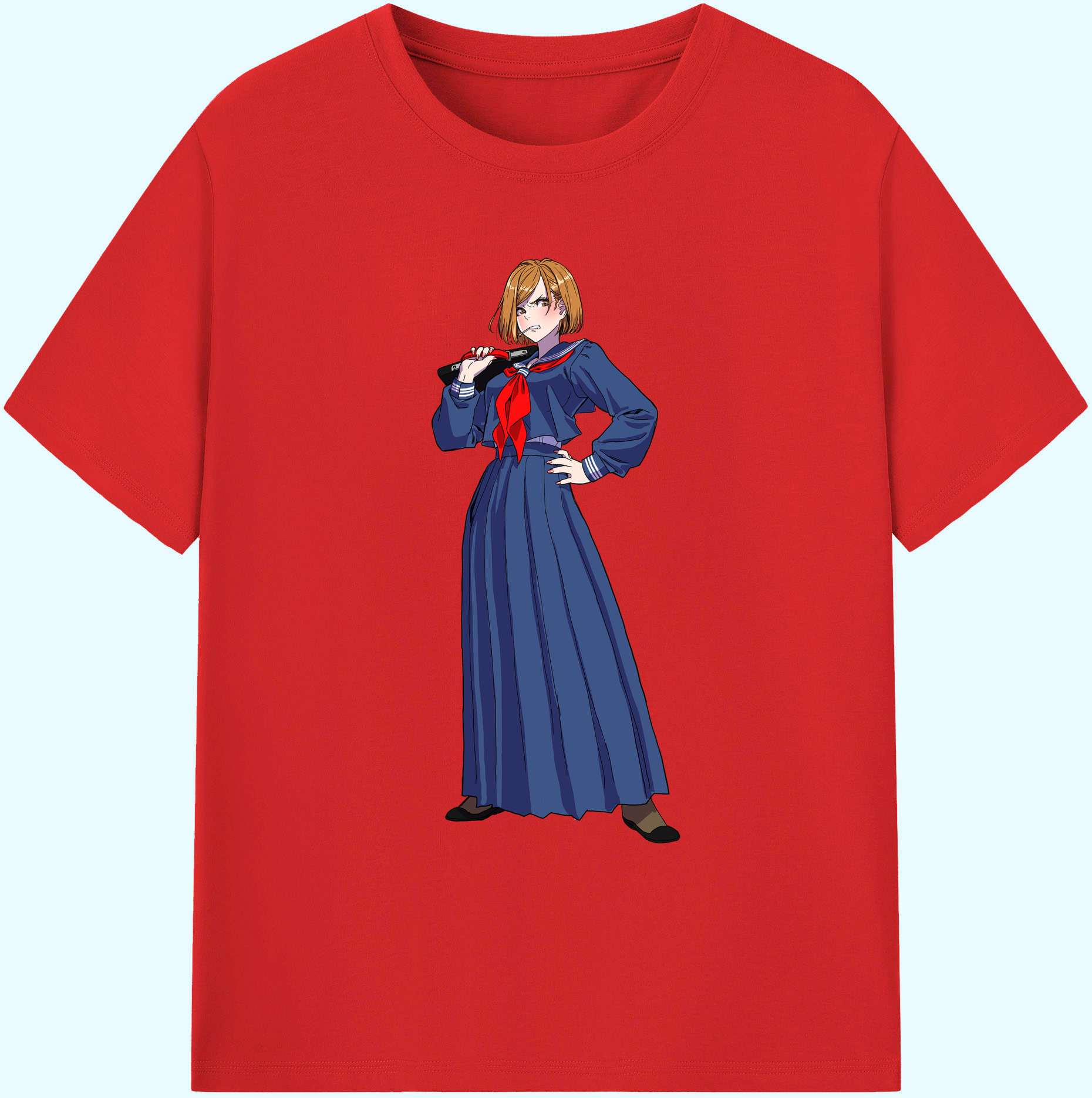 （画像用） 呪術廻戦 Jujutsu Kaisen 綿100％ メンズ半袖Tシャツ｜肌触りやわらか＆通気性