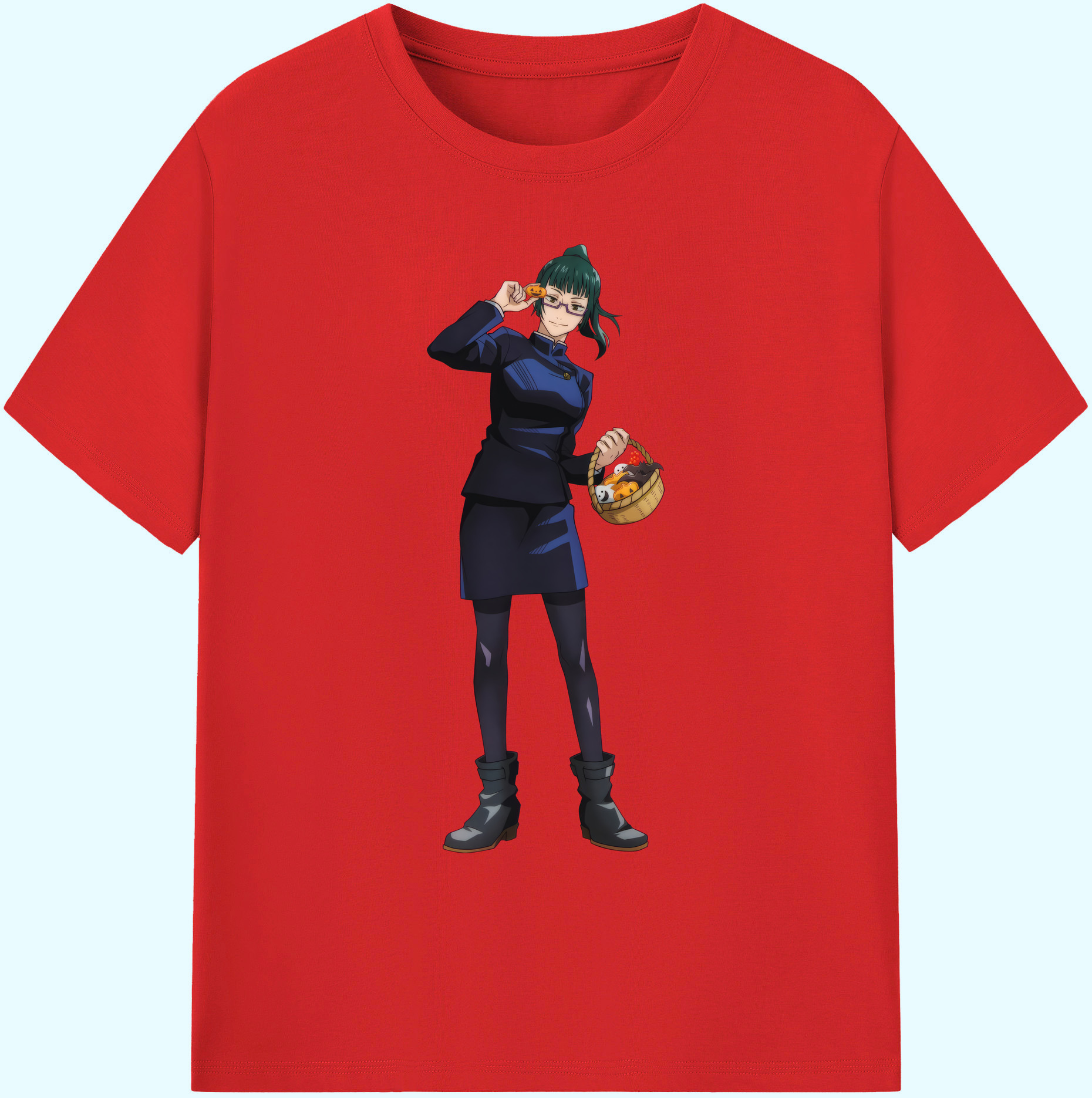 （画像用） 呪術廻戦 Jujutsu Kaisen 綿100％ メンズ半袖Tシャツ｜肌触りやわらか＆通気性