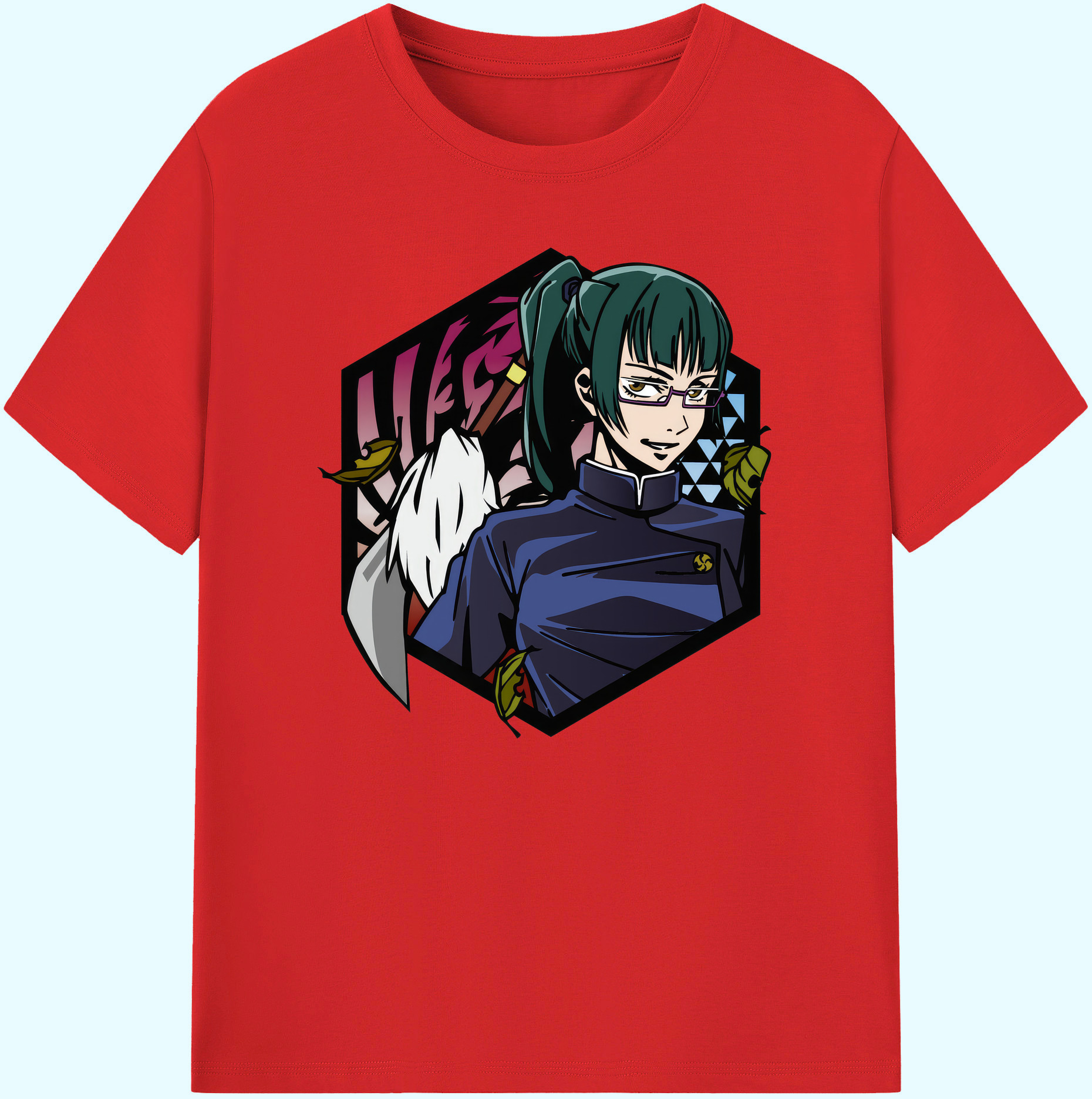 （画像用） 呪術廻戦 Jujutsu Kaisen 綿100％ メンズ半袖Tシャツ｜肌触りやわらか＆通気性