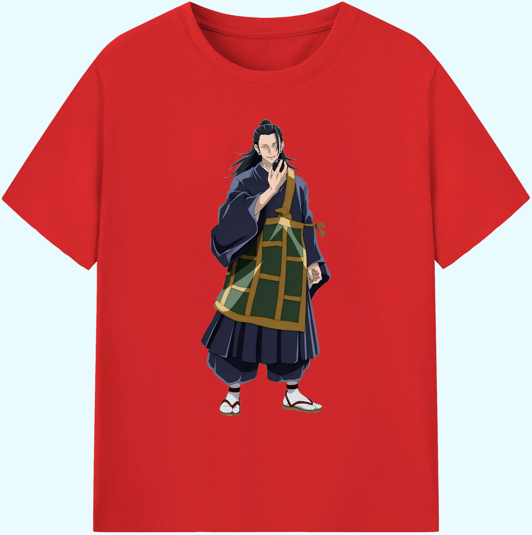 （画像用） 呪術廻戦 Jujutsu Kaisen 綿100％ メンズ半袖Tシャツ｜肌触りやわらか＆通気性